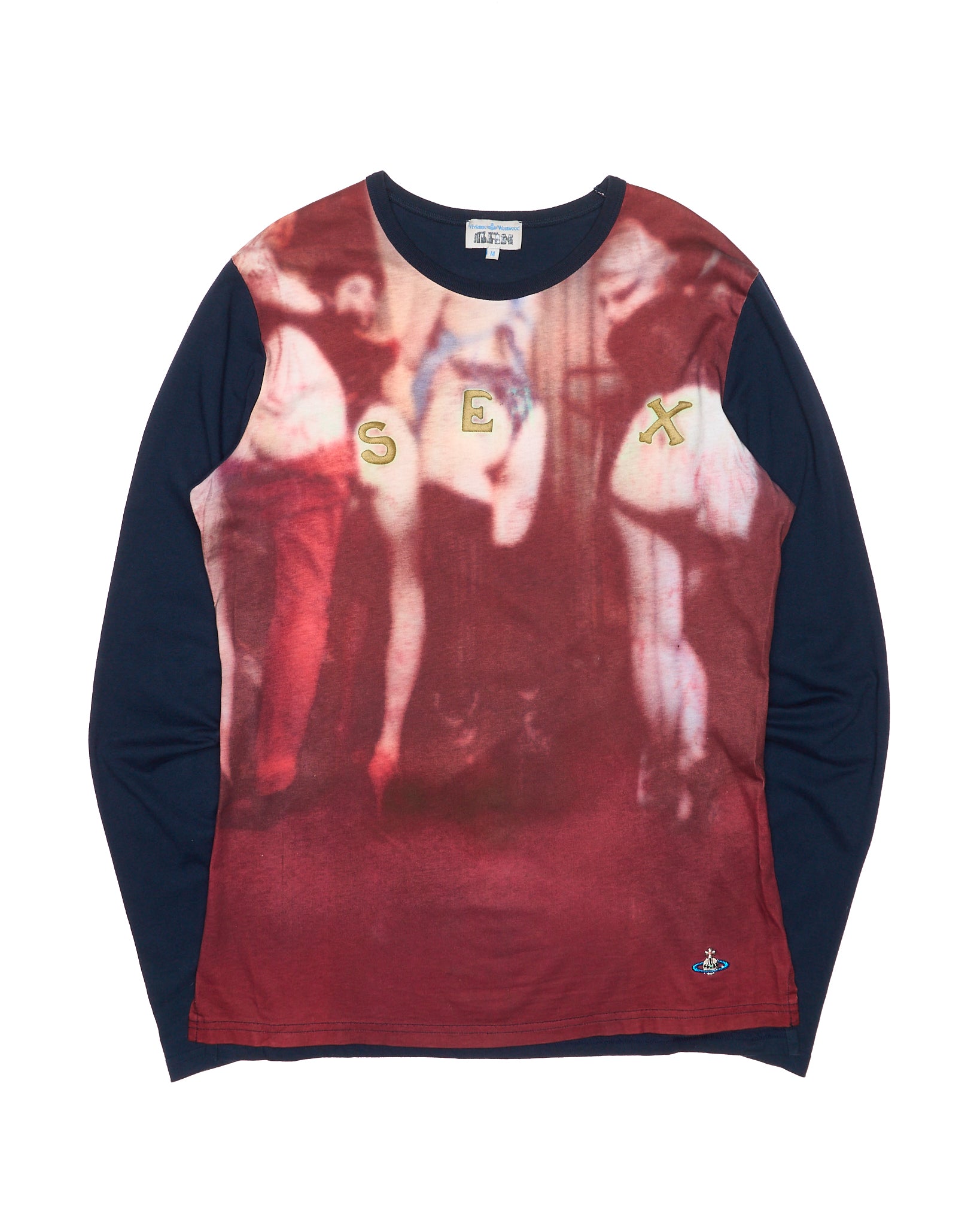 Early 00s Vivienne Westwood MAN “SEX” Photo Print Long-sleeve Shirt