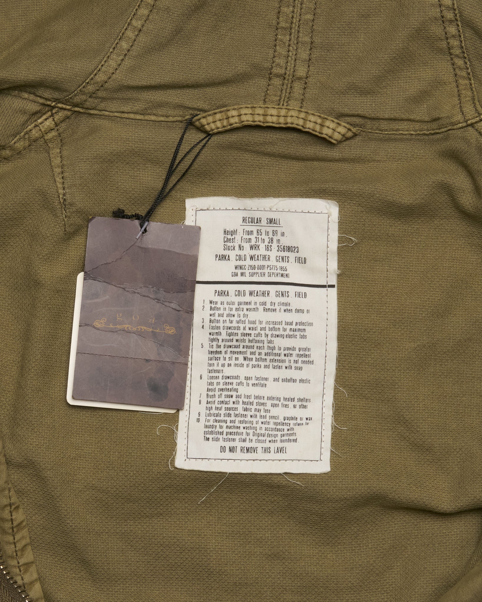 Early 2000s GOA Military Long Coat
