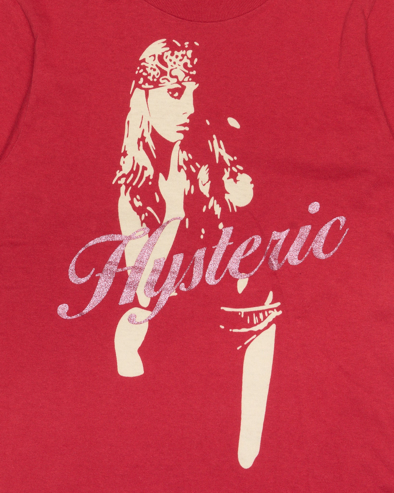 Early 2000s Hysteric Glamour “Hysteric” Pin-Up Girl Tee