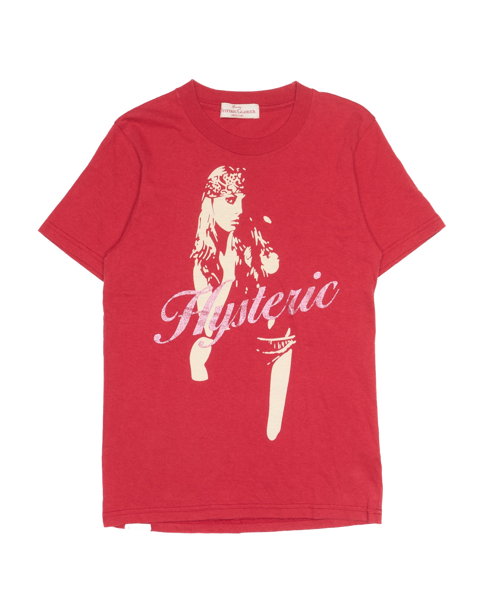 Early 2000s Hysteric Glamour “Hysteric” Pin-Up Girl Tee