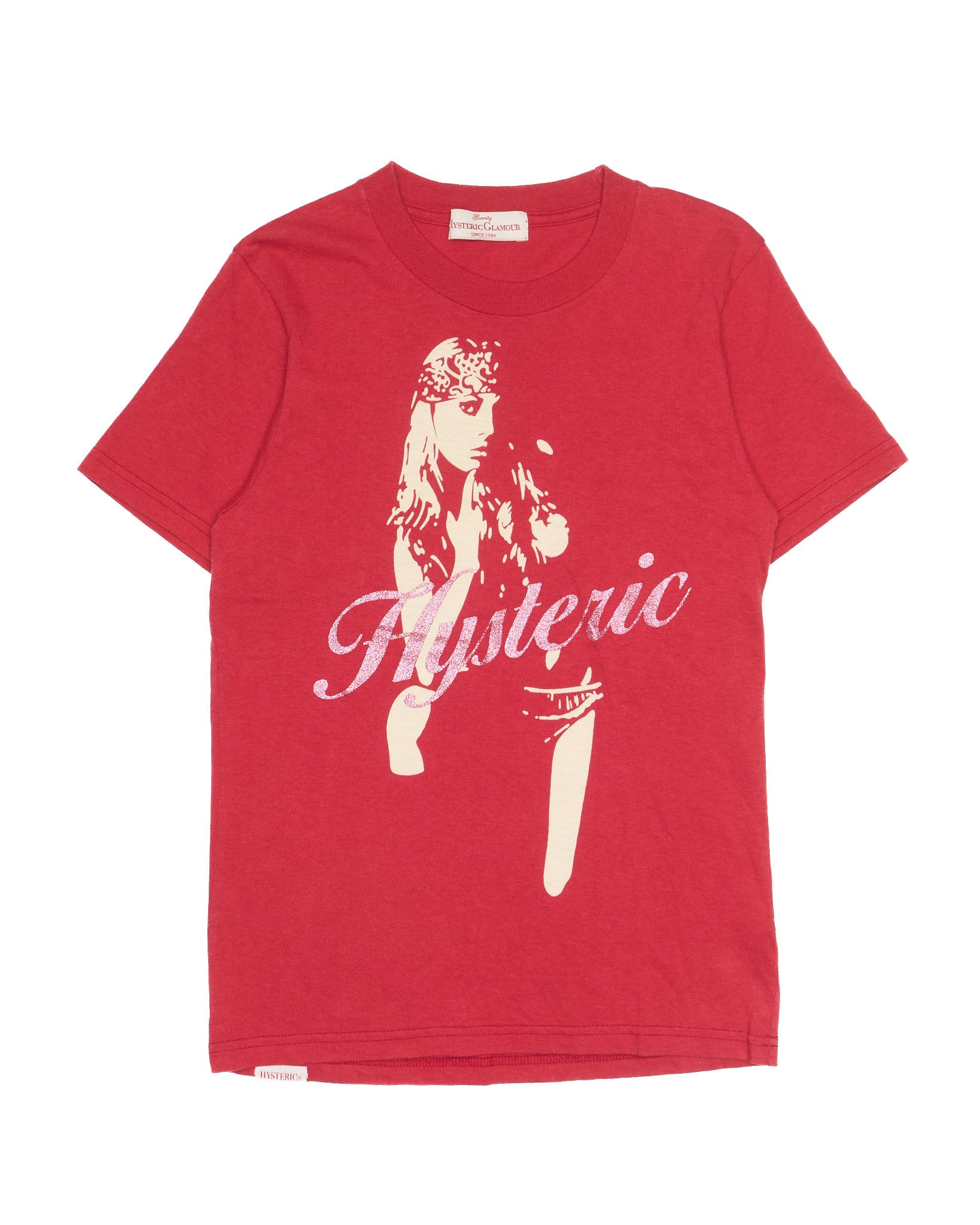 Early 2000s Hysteric Glamour “Hysteric” Pin-Up Girl Tee