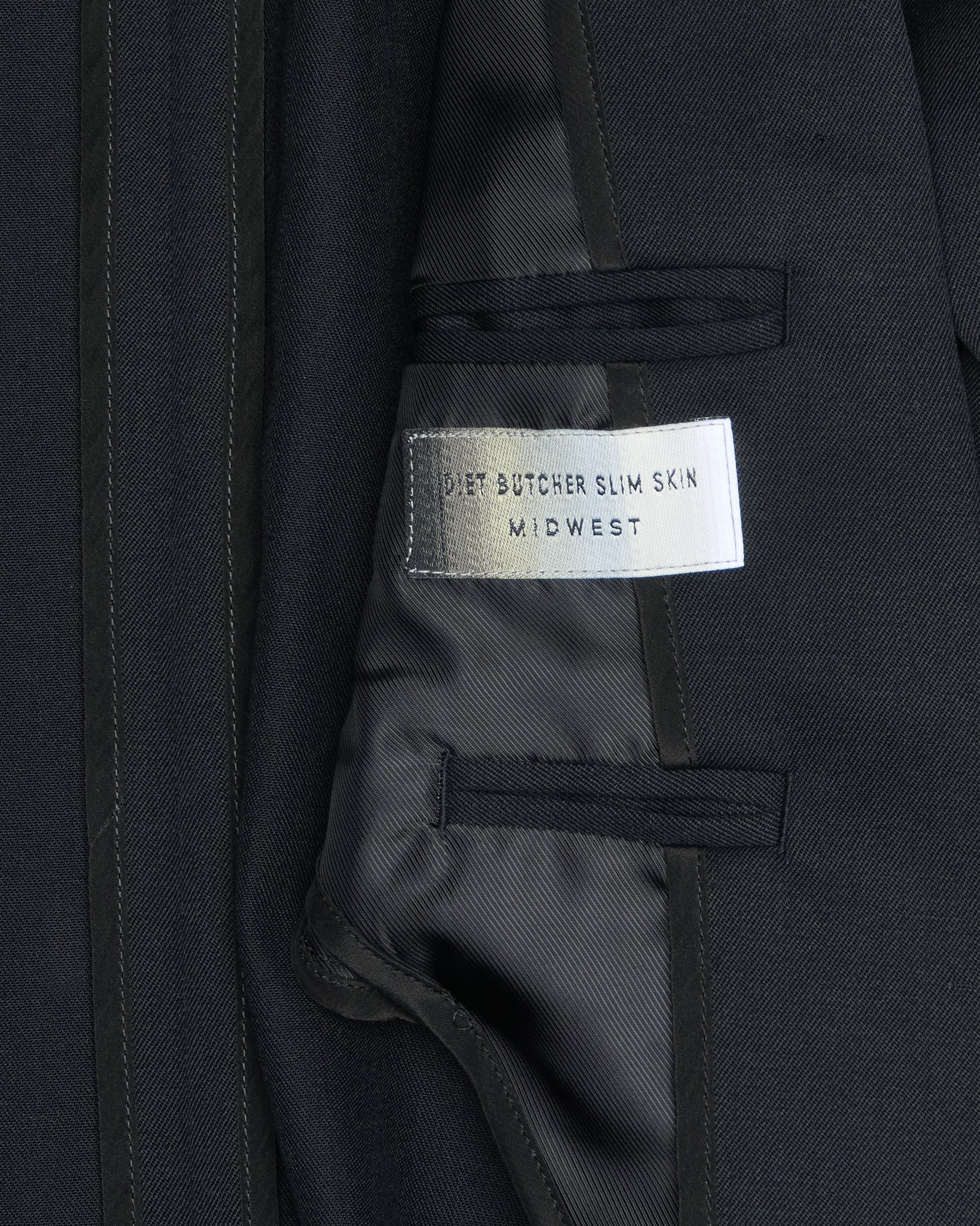 Early 2010s Diet Butcher Slim Skin “Midwest” Tailored Blazer