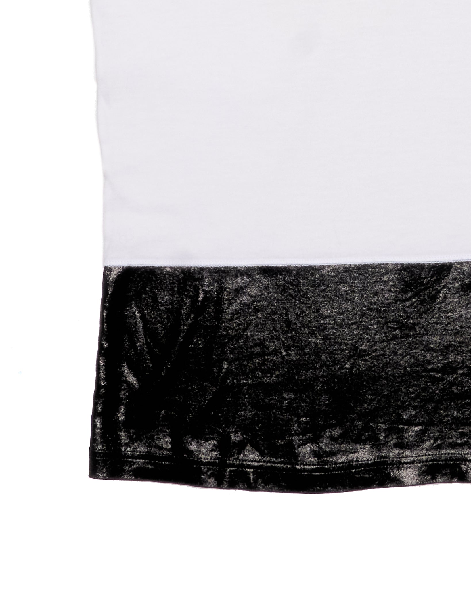 Early 2010s Neil Barrett Black Colourblock V-Neck Tee