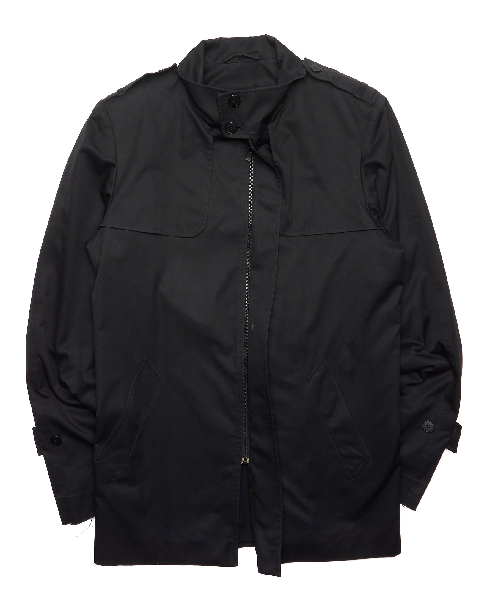Early 90s agnès b. homme Cotton Poly Gaberdine Mac Coat