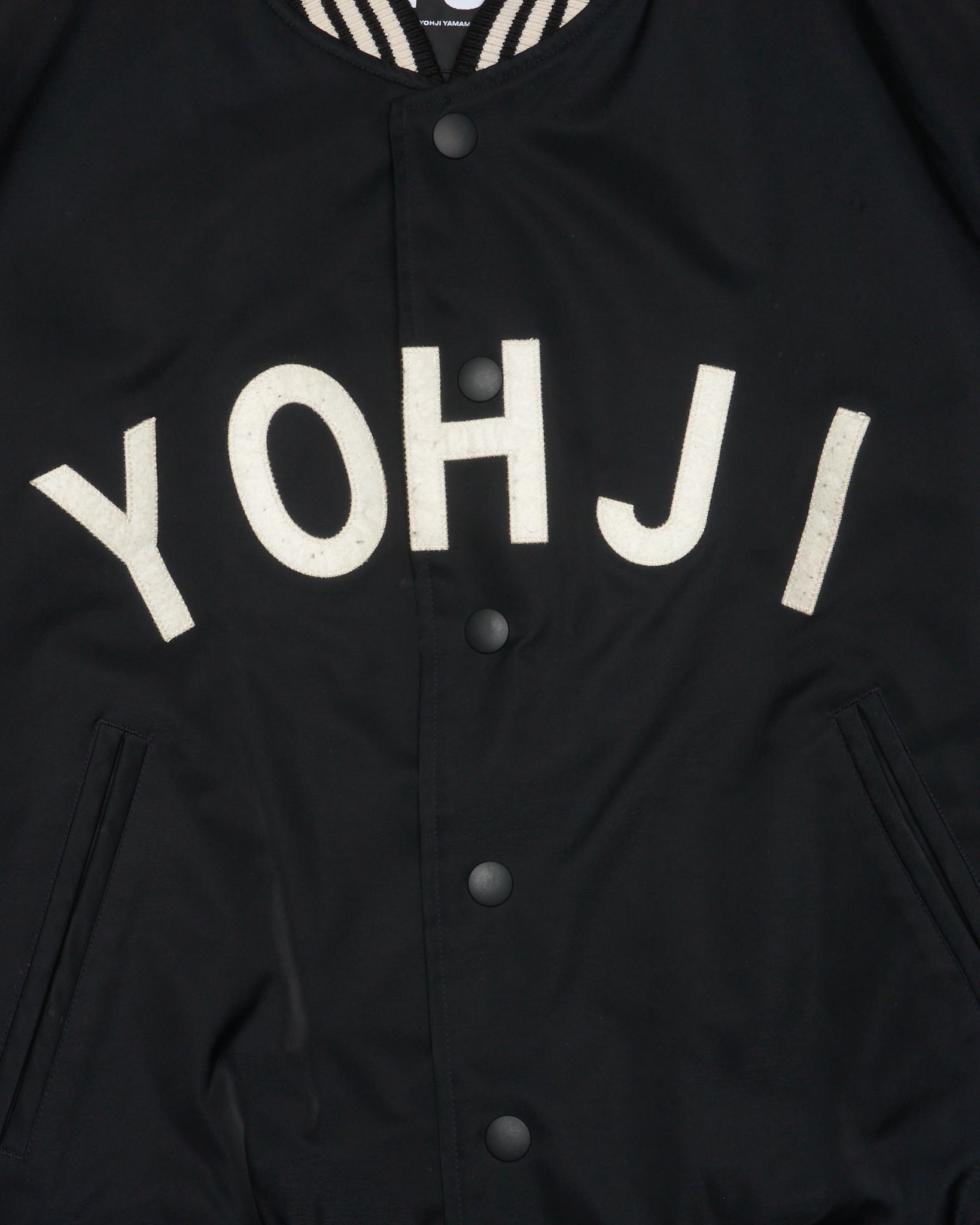 FW/19 Y-3 Yohji Yamamoto Oversized Letters Bomber Jacket