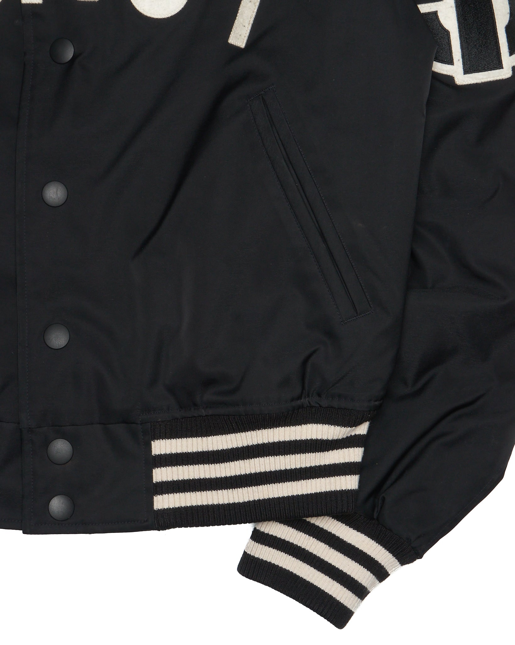 FW/19 Y-3 Yohji Yamamoto Oversized Letters Bomber Jacket