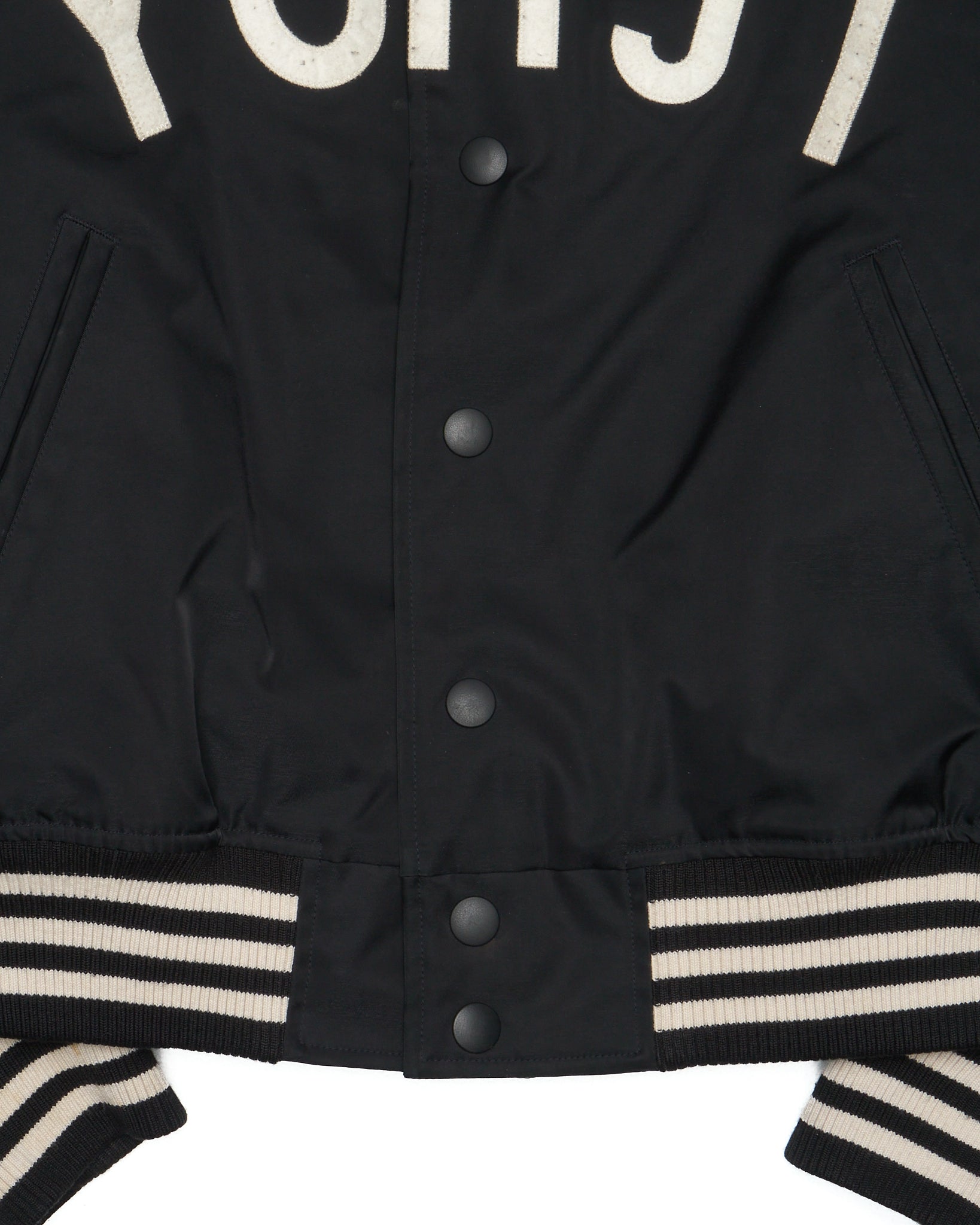 FW/19 Y-3 Yohji Yamamoto Oversized Letters Bomber Jacket