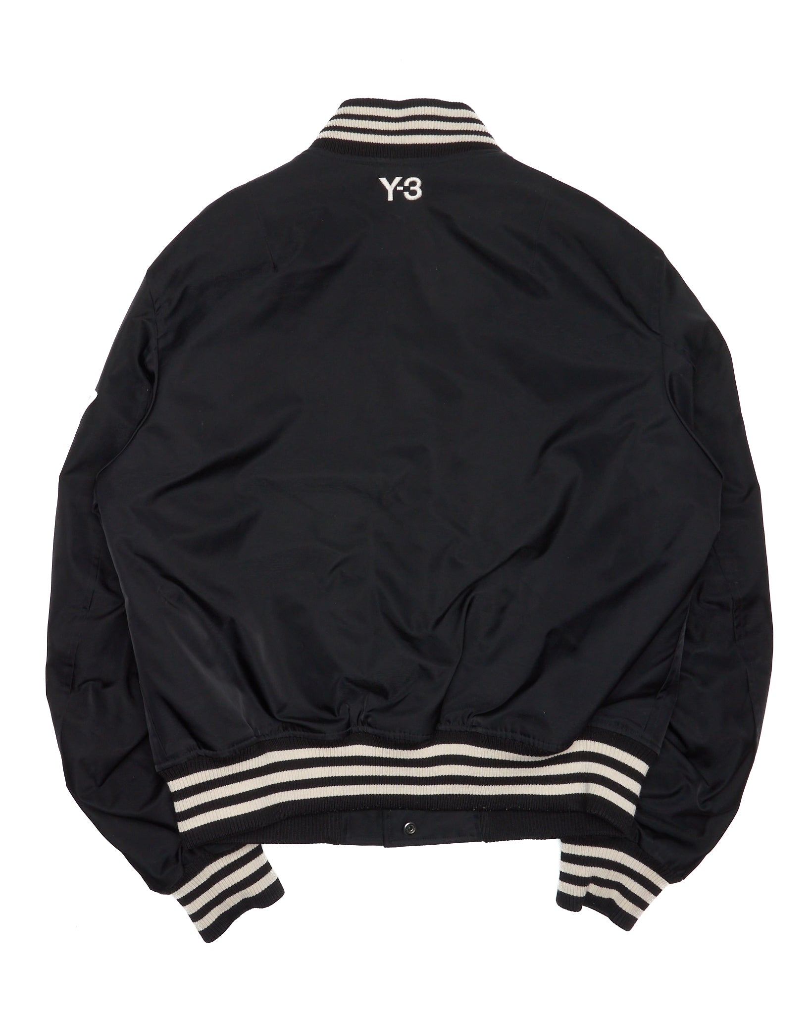 FW/19 Y-3 Yohji Yamamoto Oversized Letters Bomber Jacket