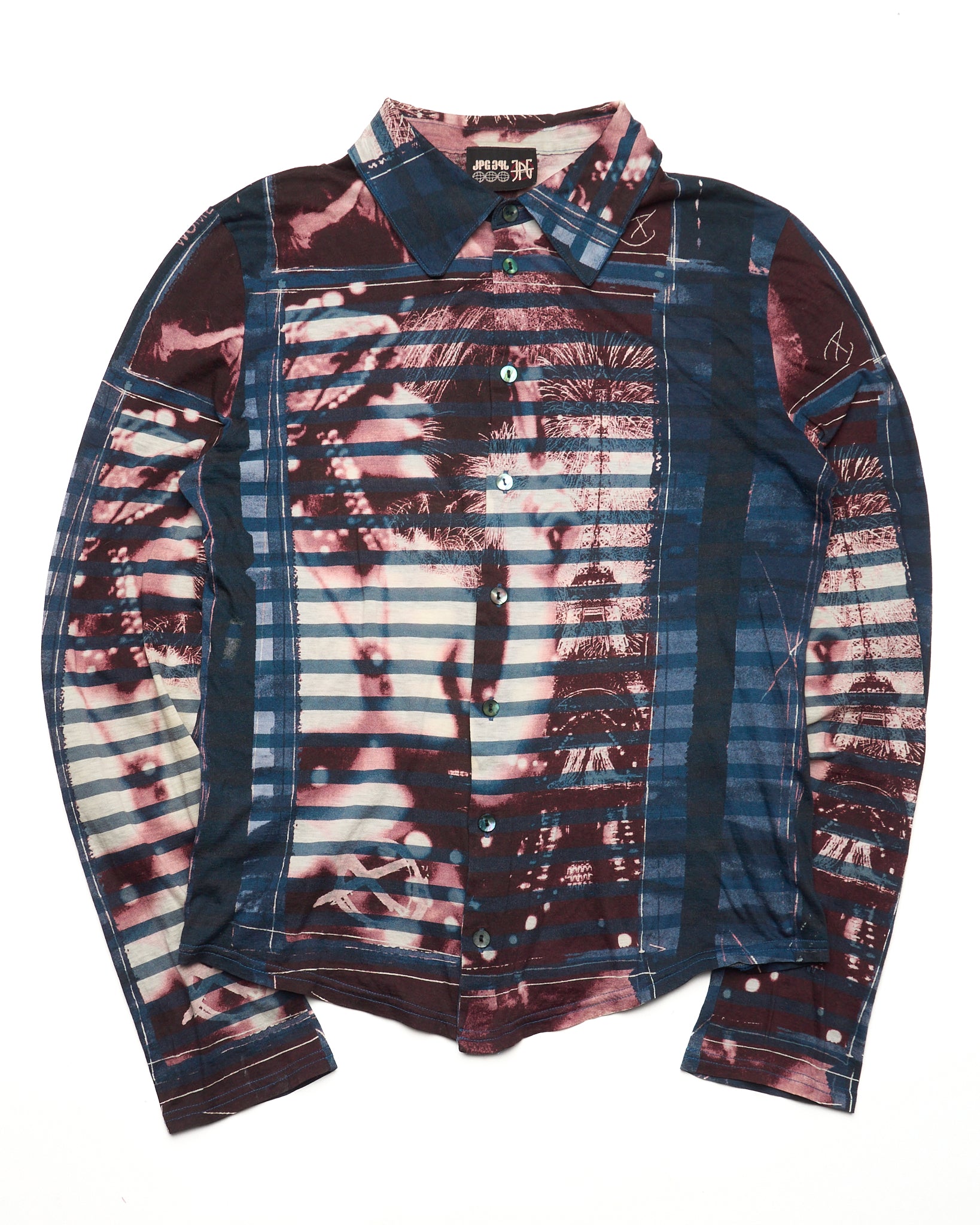 Late 90s Jean Paul Gaultier JPG Photo-Print Shirt