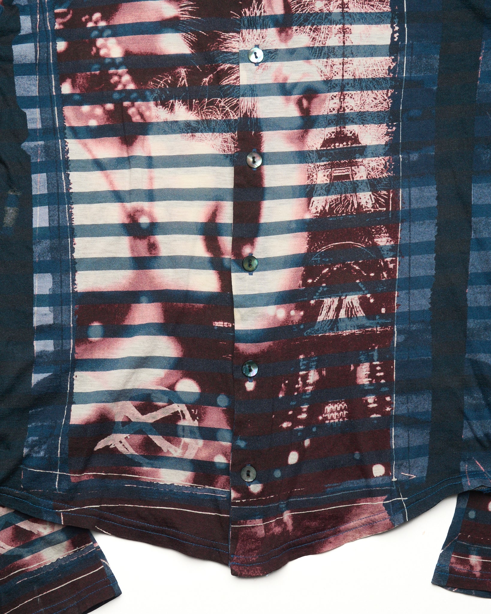 Late 90s Jean Paul Gaultier JPG Photo-Print Shirt