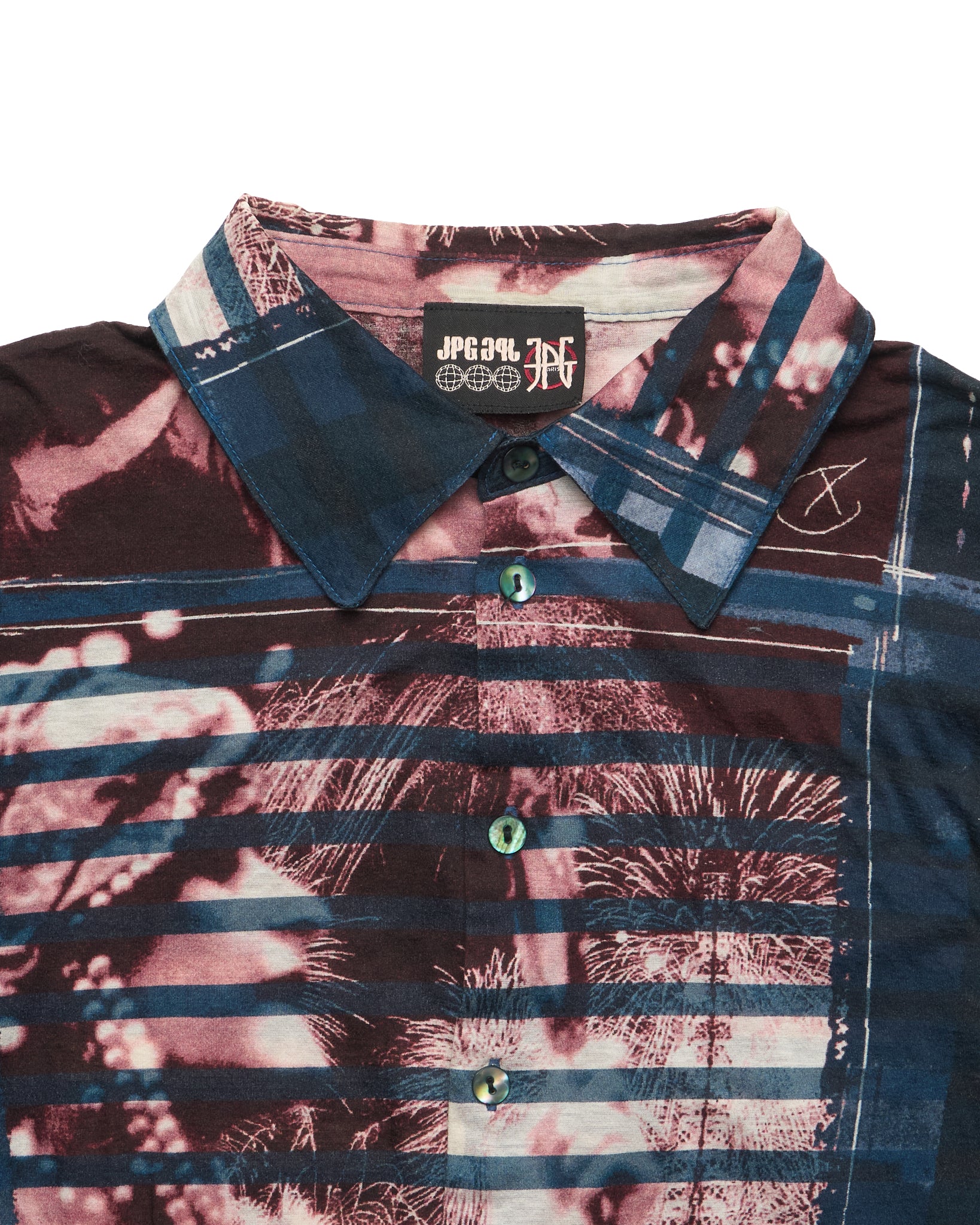 Late 90s Jean Paul Gaultier JPG Photo-Print Shirt