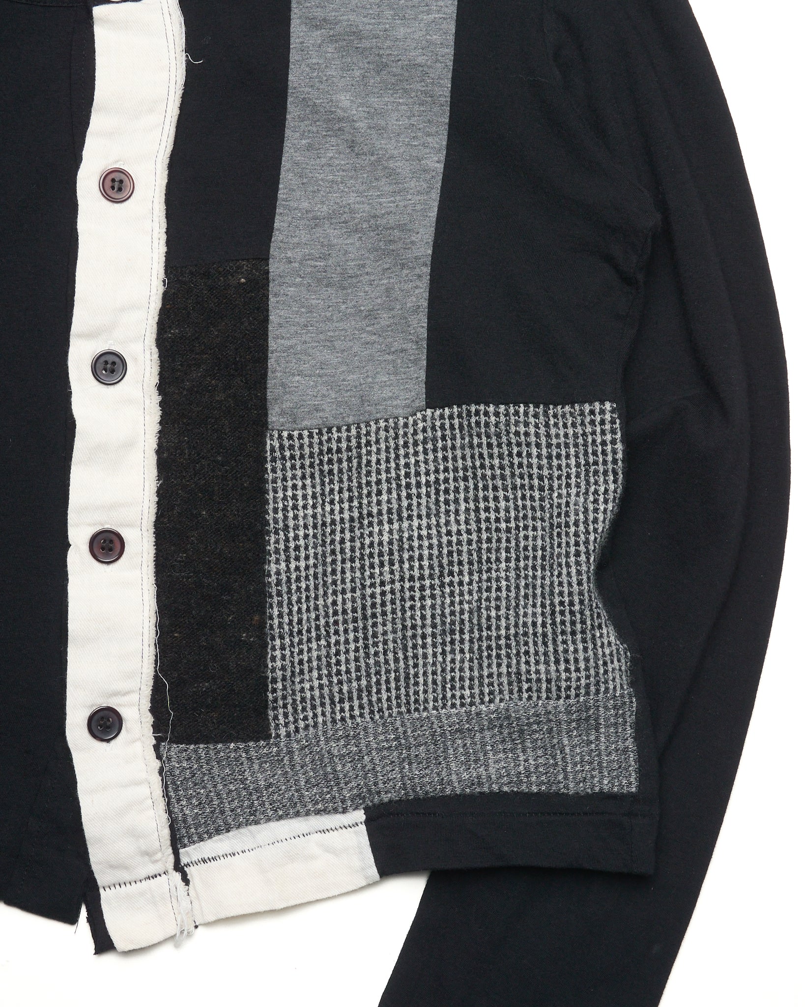 FW13 Y’s by Yohji Yamamoto Patchwork Button Up