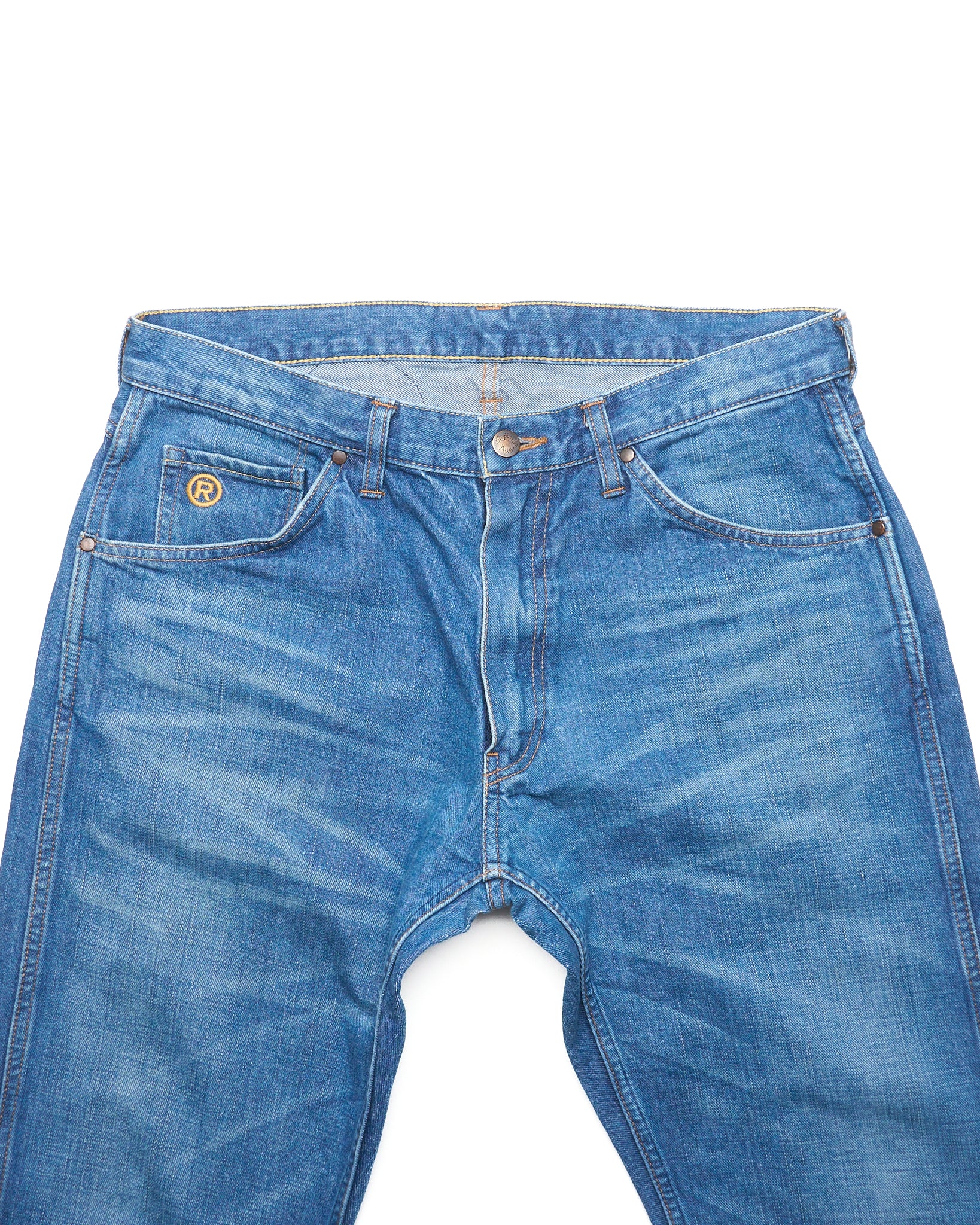 Late 00s BAPE Spell-out Patch Jeans