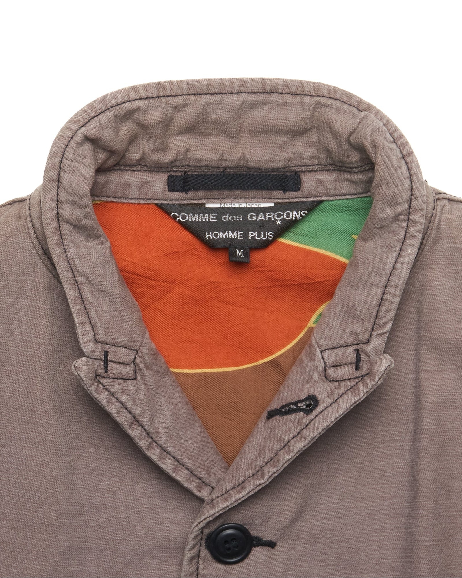 F/W11 COMME Des GARÇONS HOMME PLUS Mandarin Collar Scarf Lining Jacket