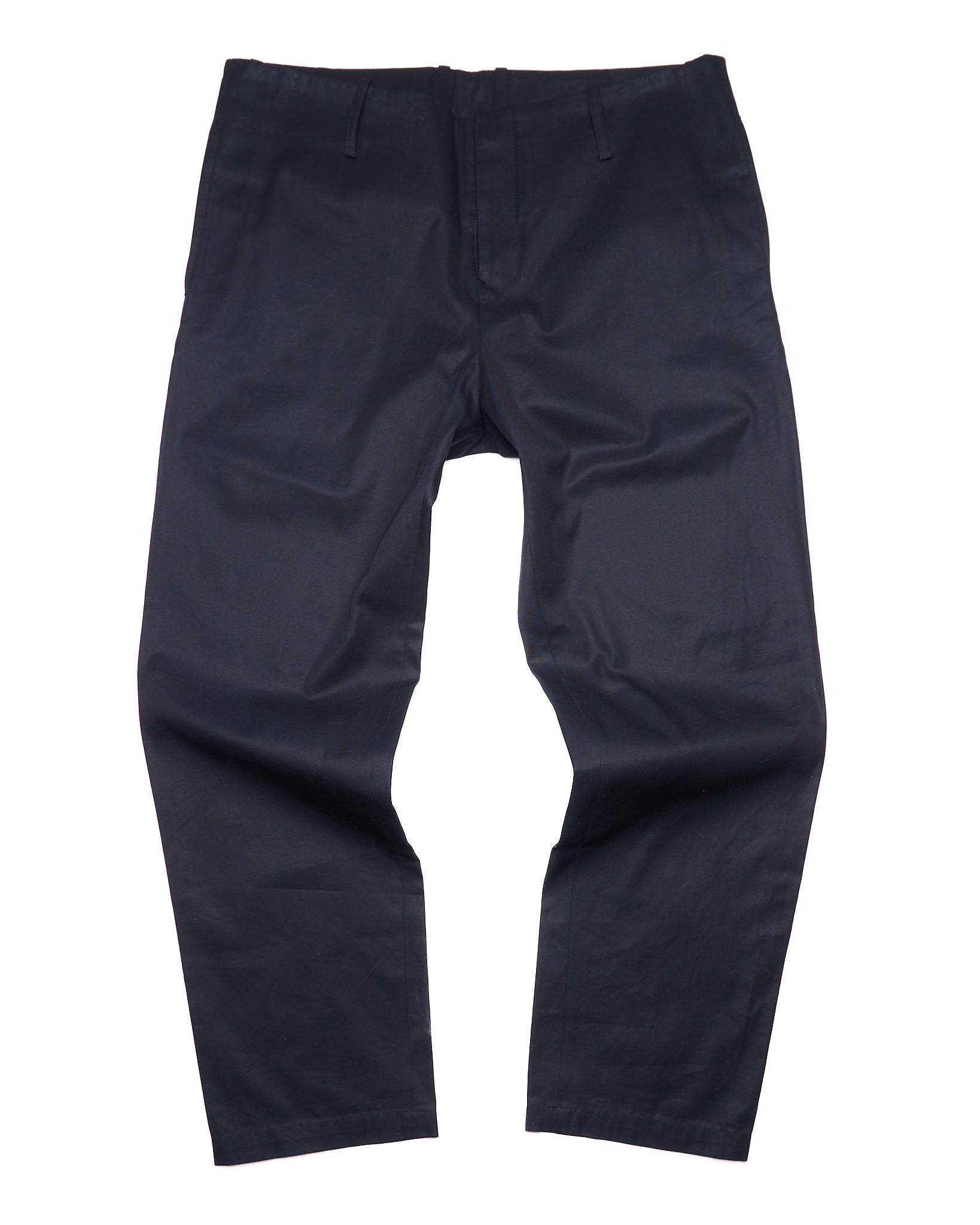 S/S23 LIMI feu Navy Cotton Dress Pants