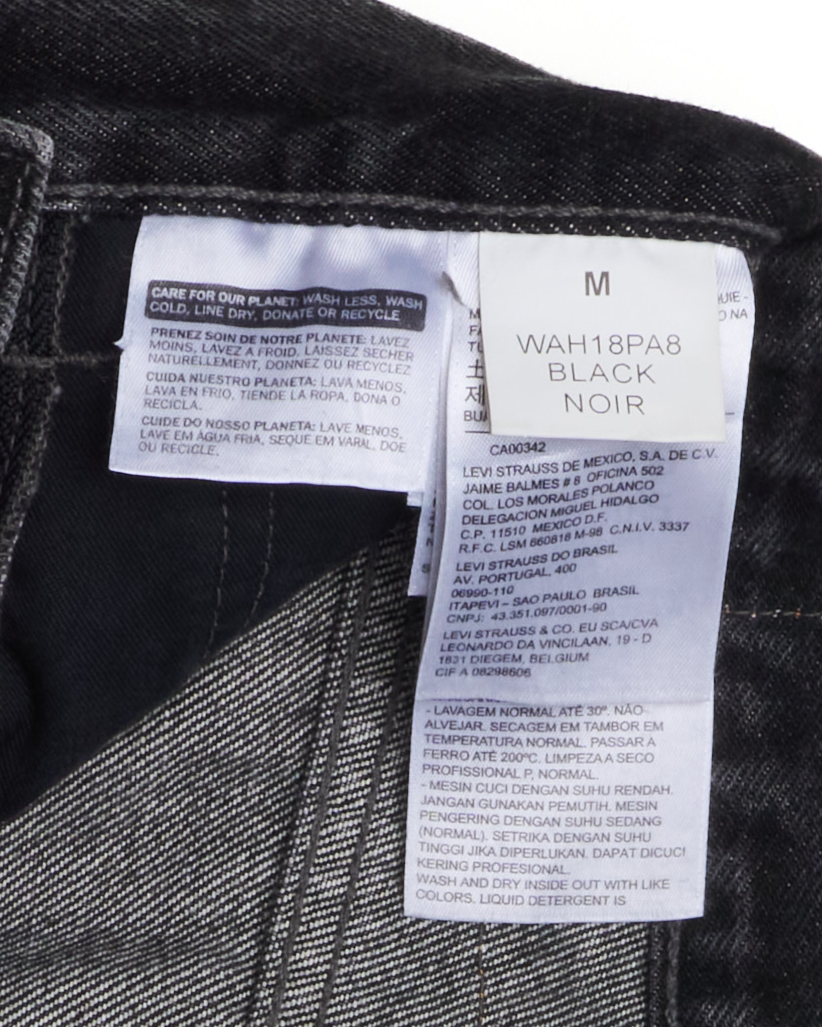 F/W18 Demna Era Vetements x Levi’s Double Zip Reworked Denim