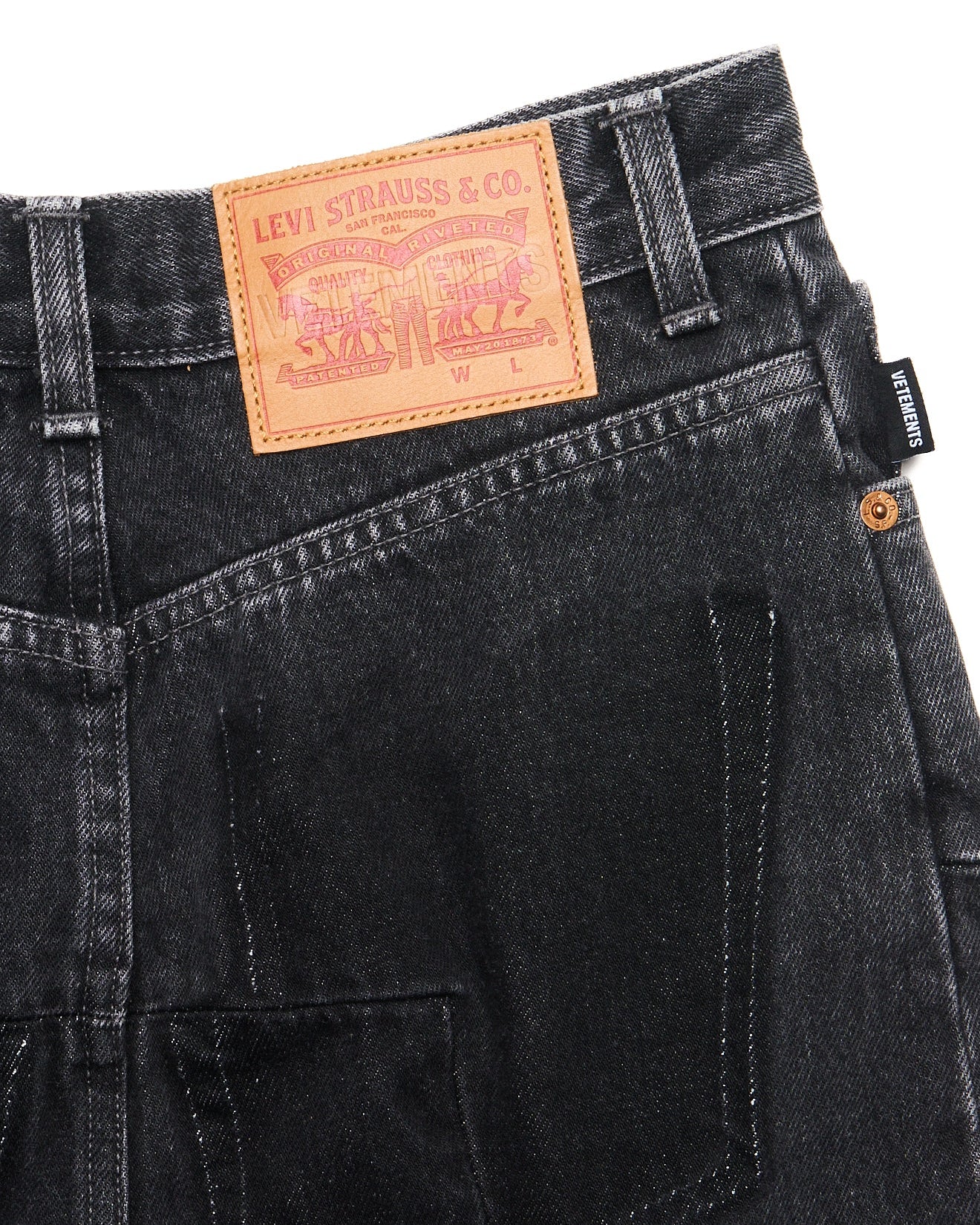 F/W18 Demna Era Vetements x Levi’s Double Zip Reworked Denim