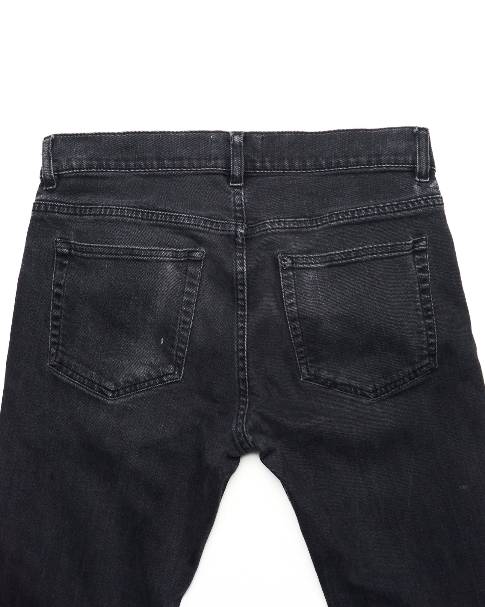 Acne Studios "Ace Used Cash" Black Denim