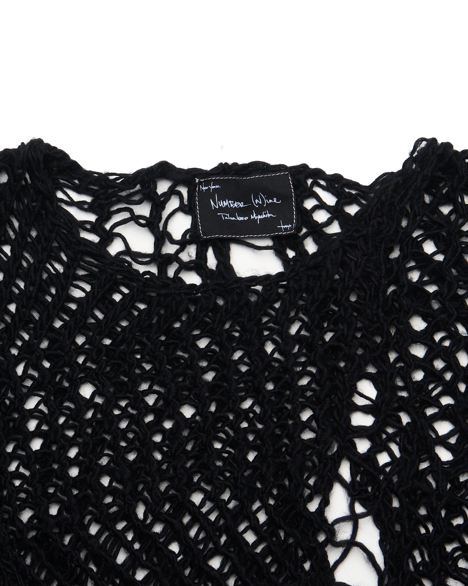 S/S04 Number (N)ine Takahiro Miyashita Destroyed Knit
