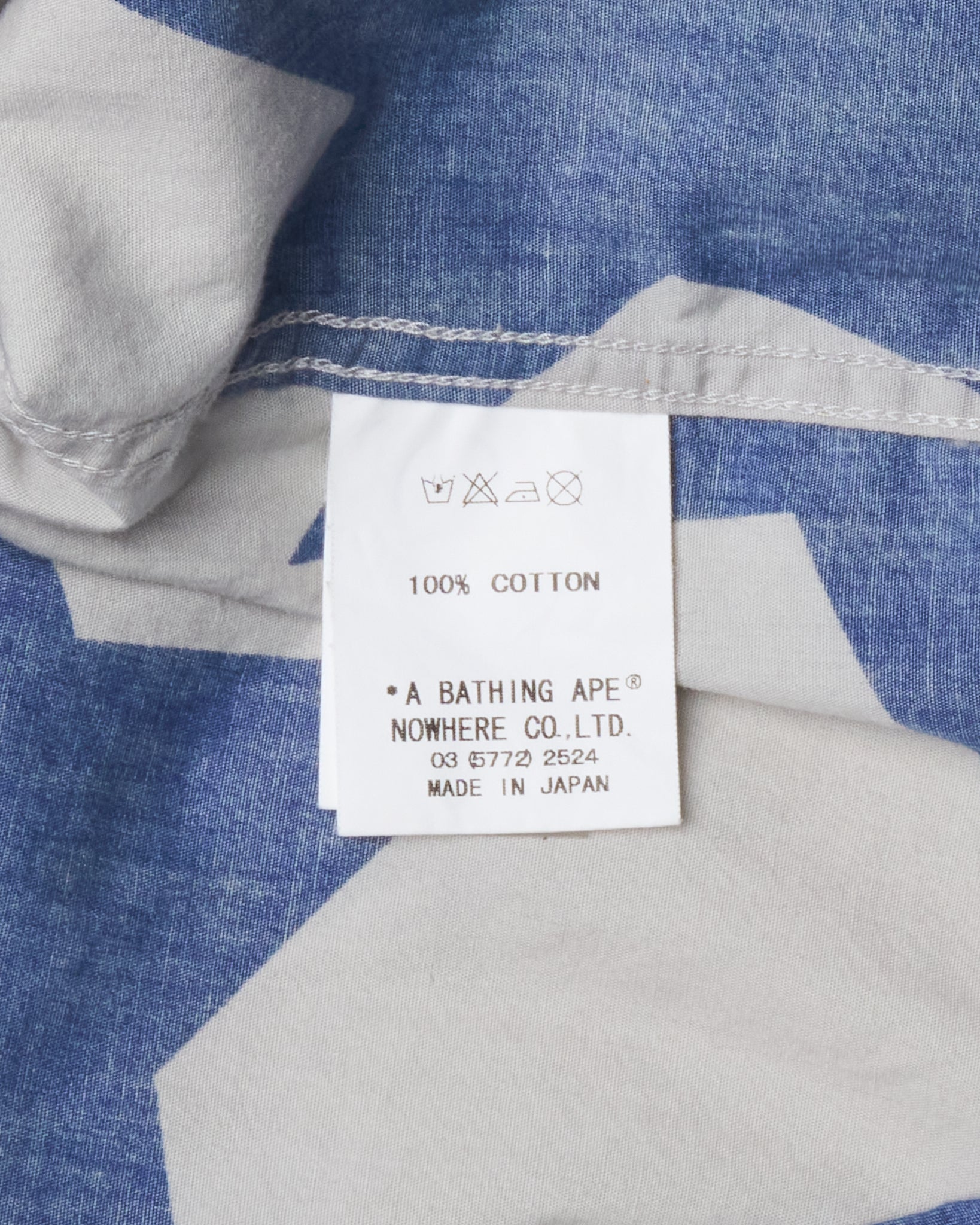 Late 00s BAPE “Sta” Print Baby Shirt