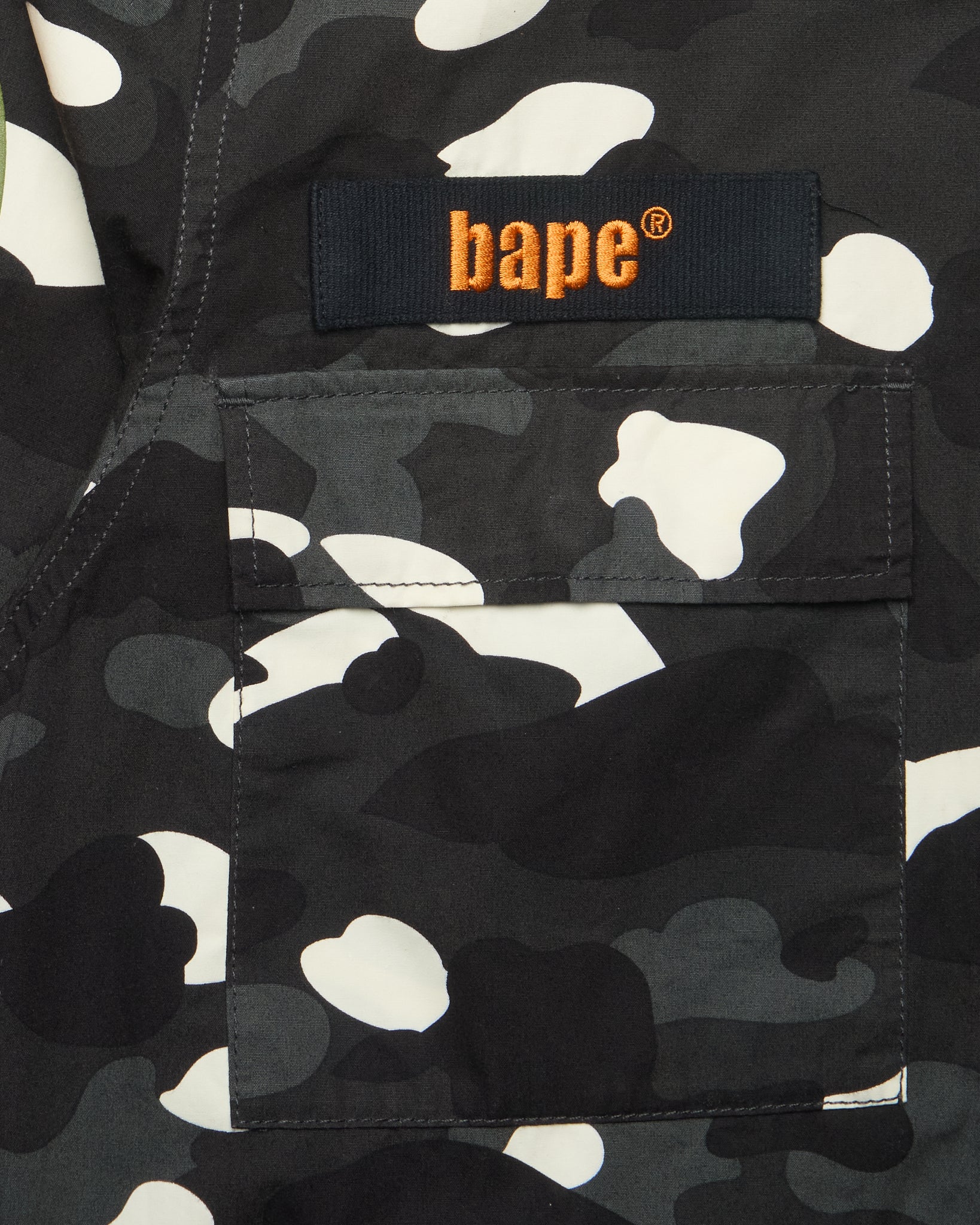 FW/18 BAPE Glow City Camo Shark Army Shirt
