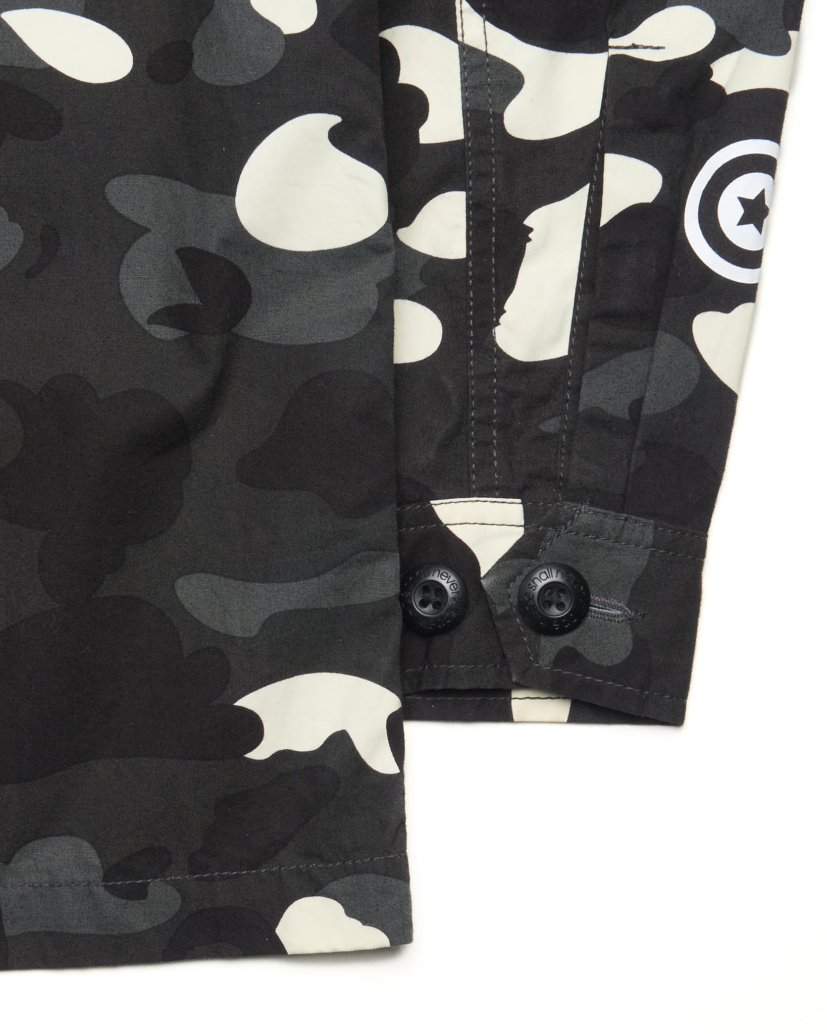FW/18 BAPE Glow City Camo Shark Army Shirt