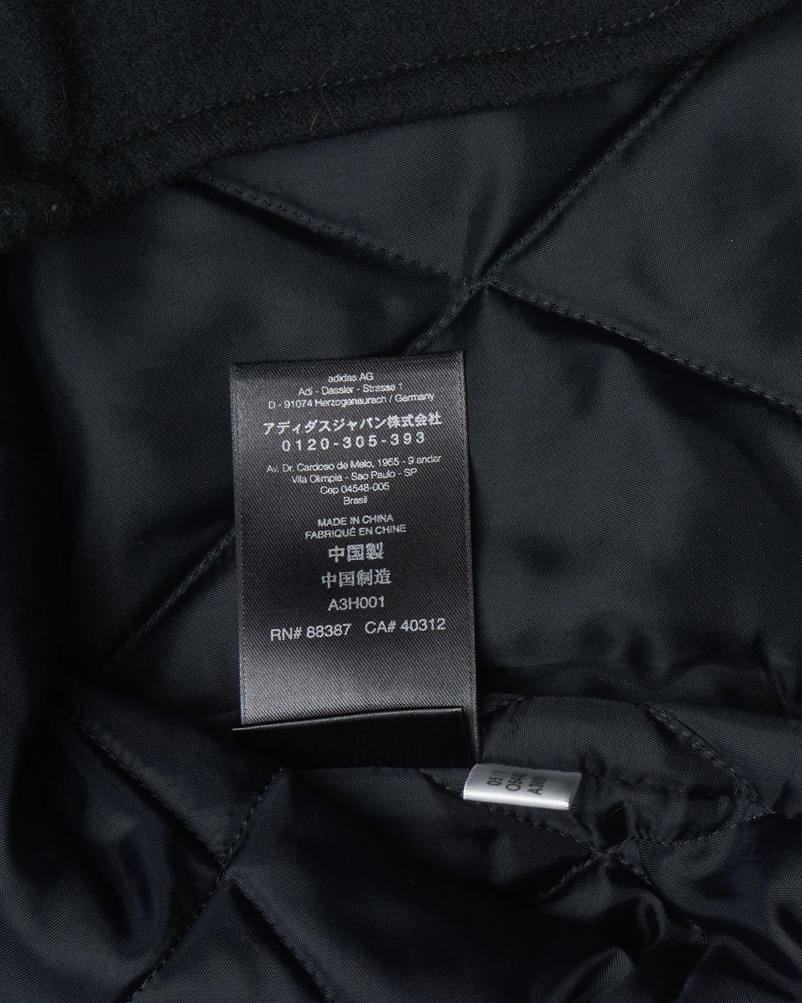 Y-3 Adidas x Yohji Yamamoto Wool and Leather Field Jacket