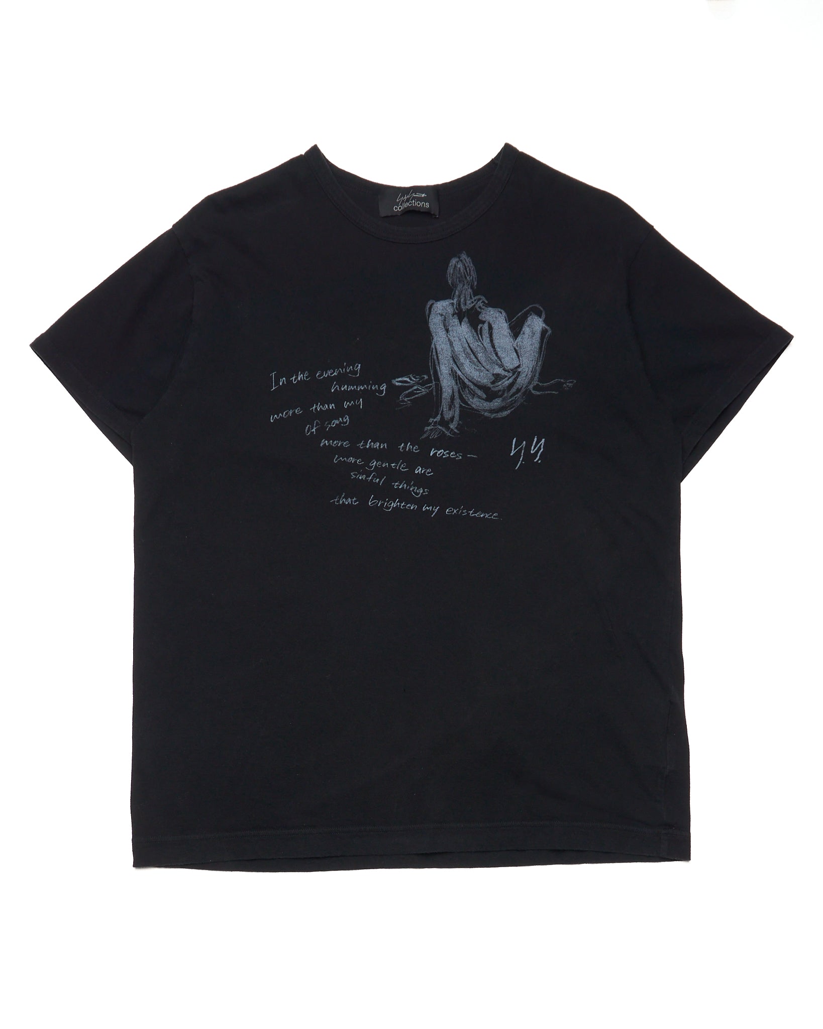 S/S24 Yohji Yamamoto Collections Poem Graphic Tee