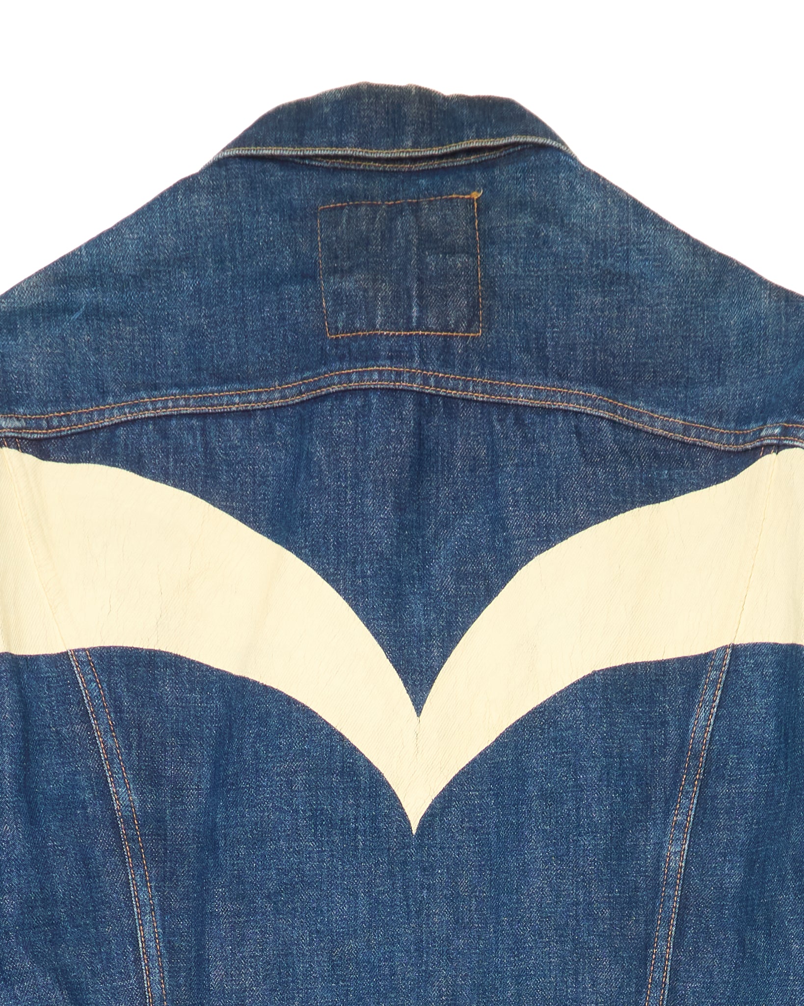 90s EVIS No.2 Type 3 Hand-Paint Diakoku Selvedge Denim Jacket