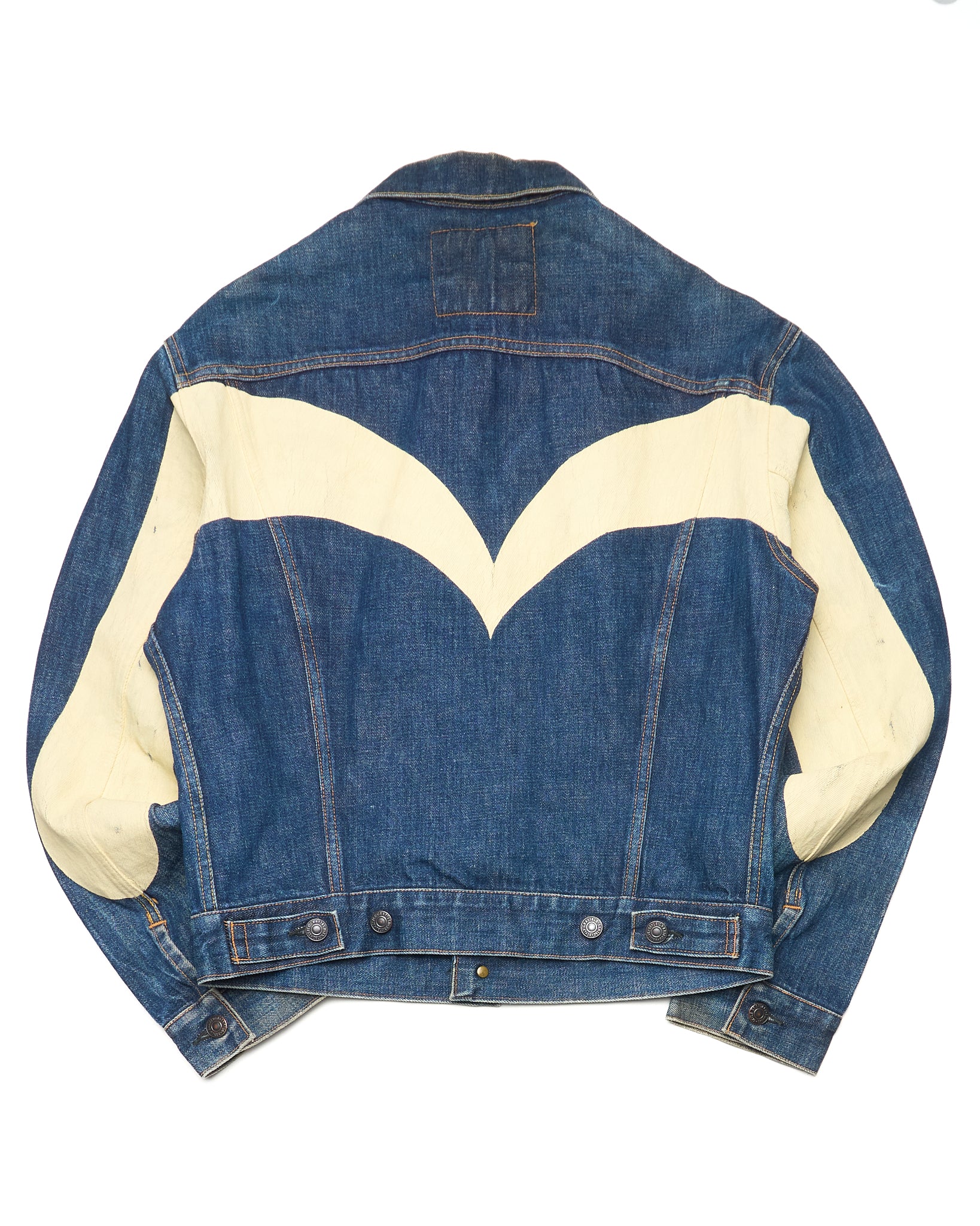 90s EVIS No.2 Type 3 Hand-Paint Diakoku Selvedge Denim Jacket