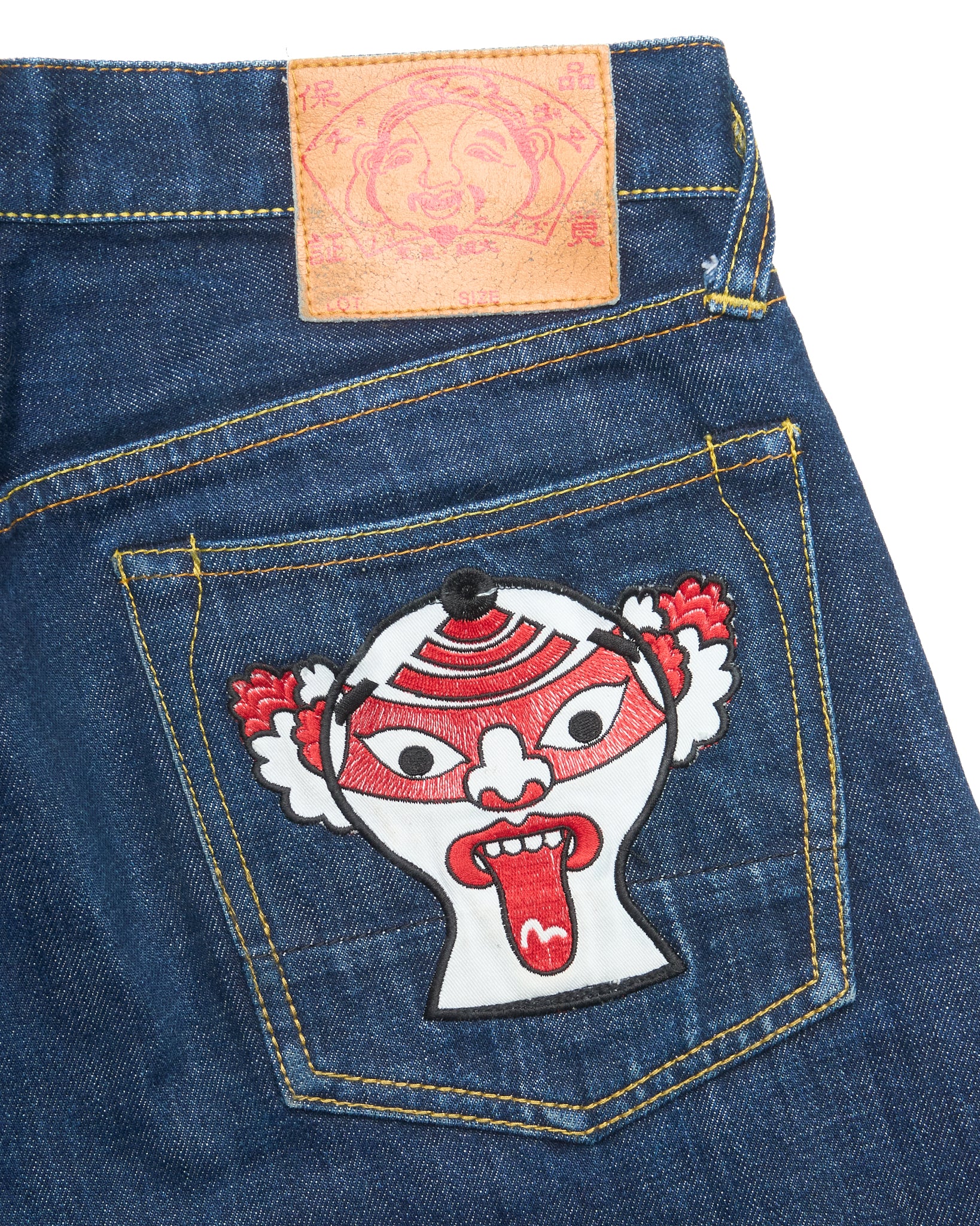 Mid 00s Evisu Embroidered Seagull Jeans
