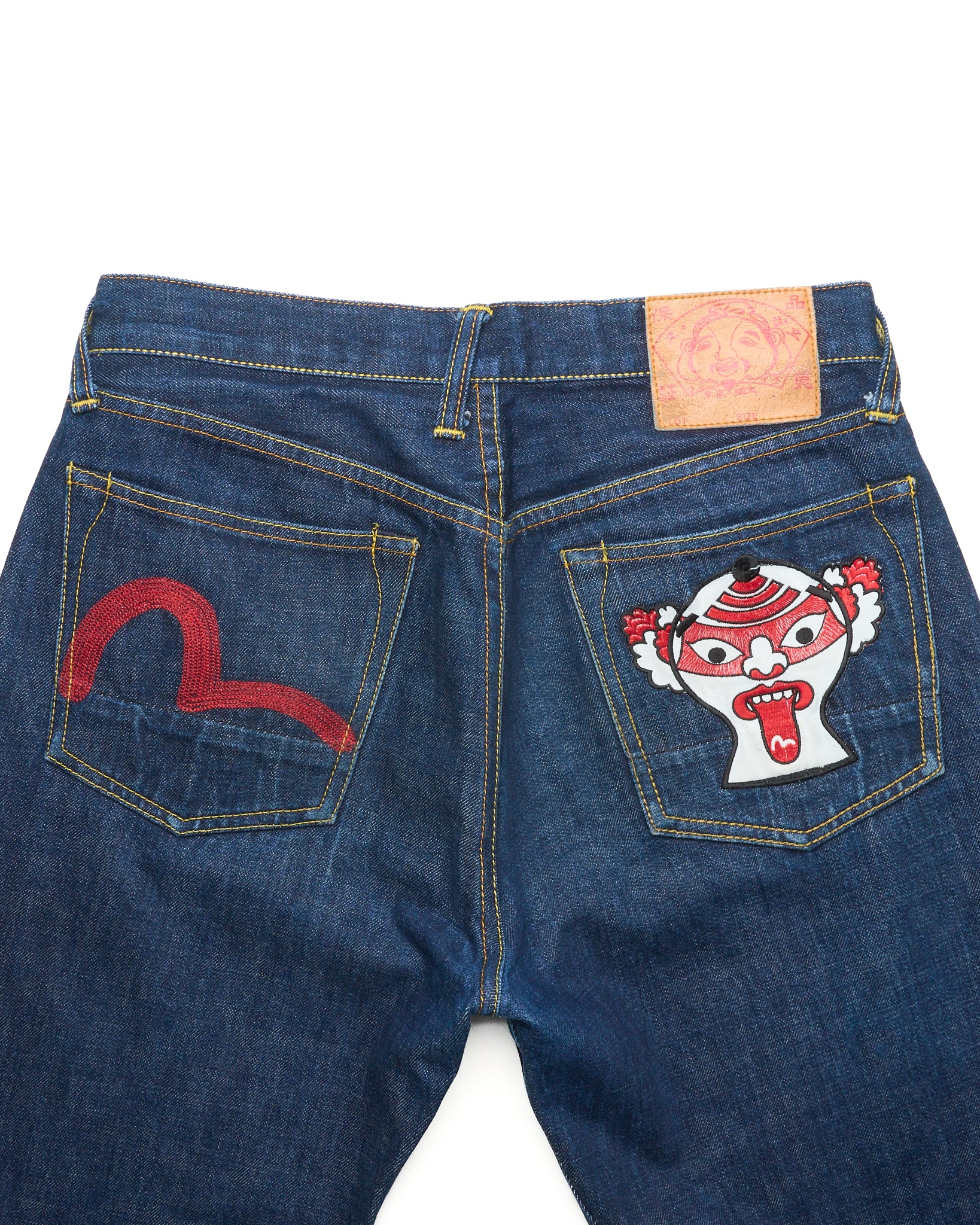Mid 00s Evisu Embroidered Seagull Jeans