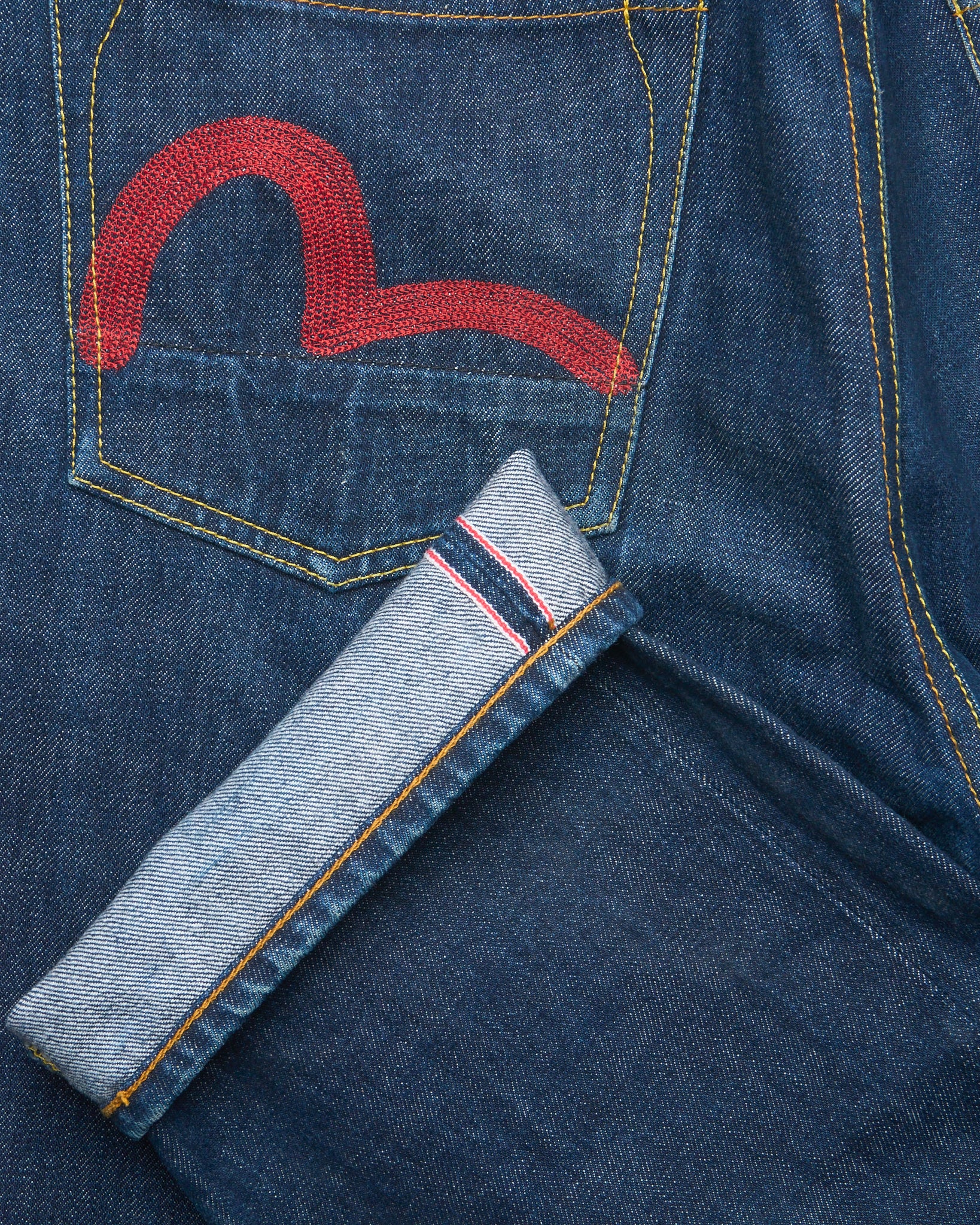 Mid 00s Evisu Embroidered Seagull Jeans