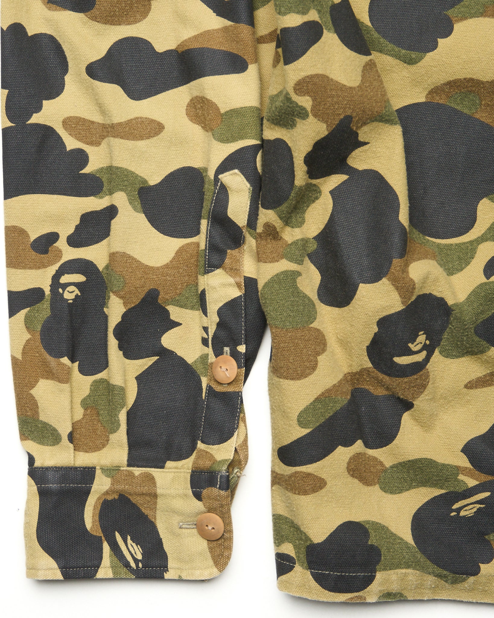 90s BAPE Camo Work-Shirt