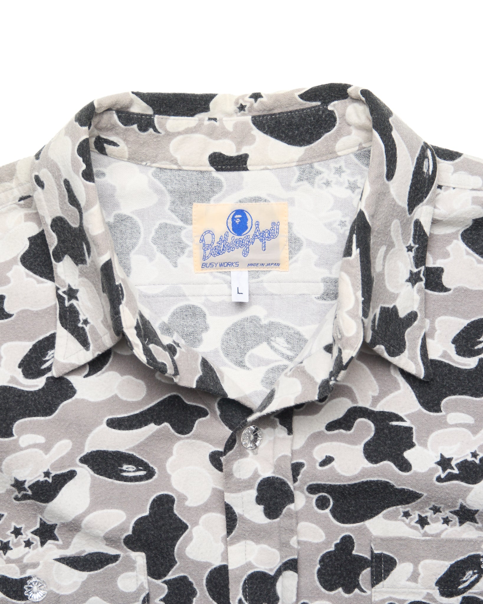 AW ‘01 BAPE Star Camo Shirt