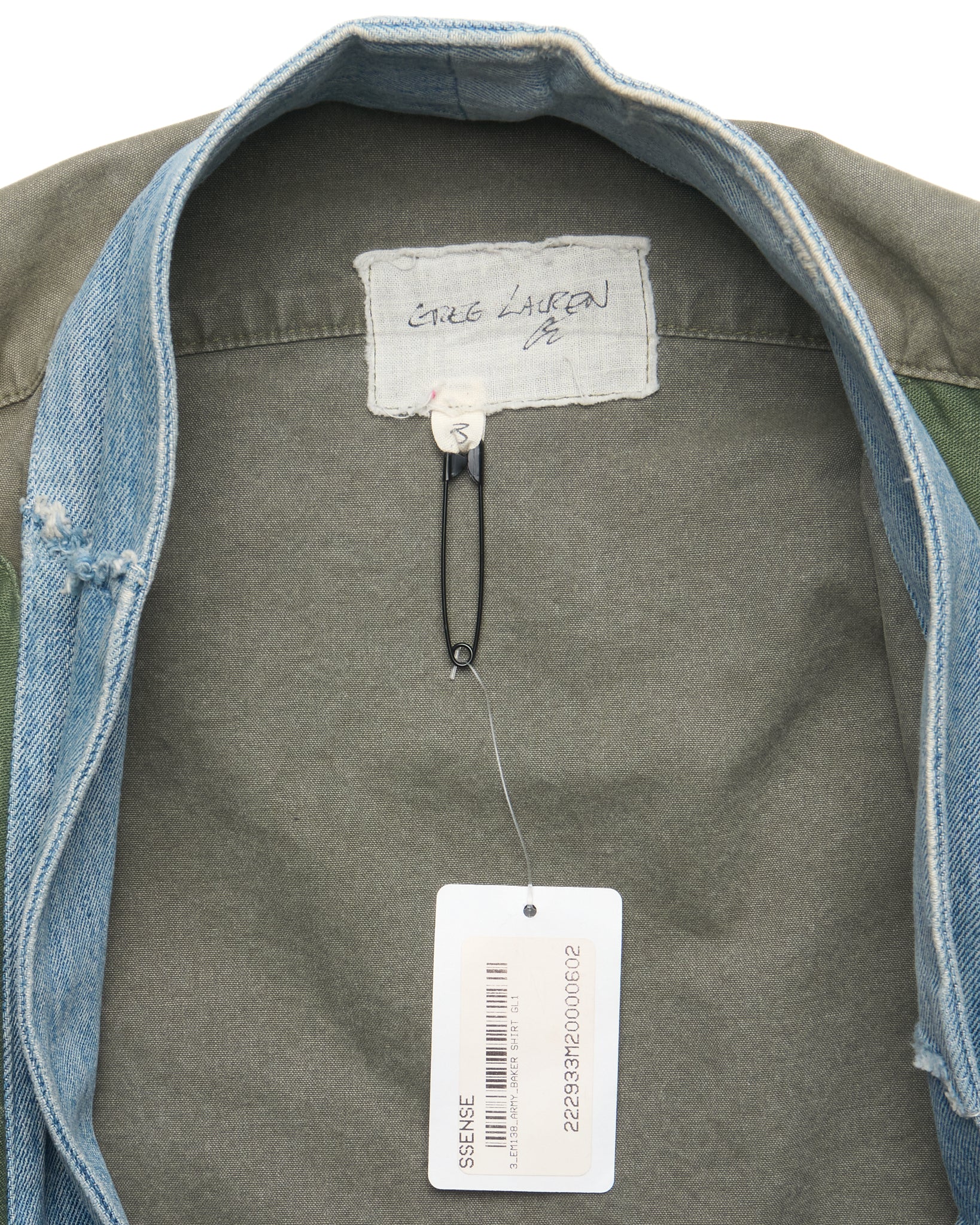 Greg Lauren Army Baker Button Up Kimono Jacket