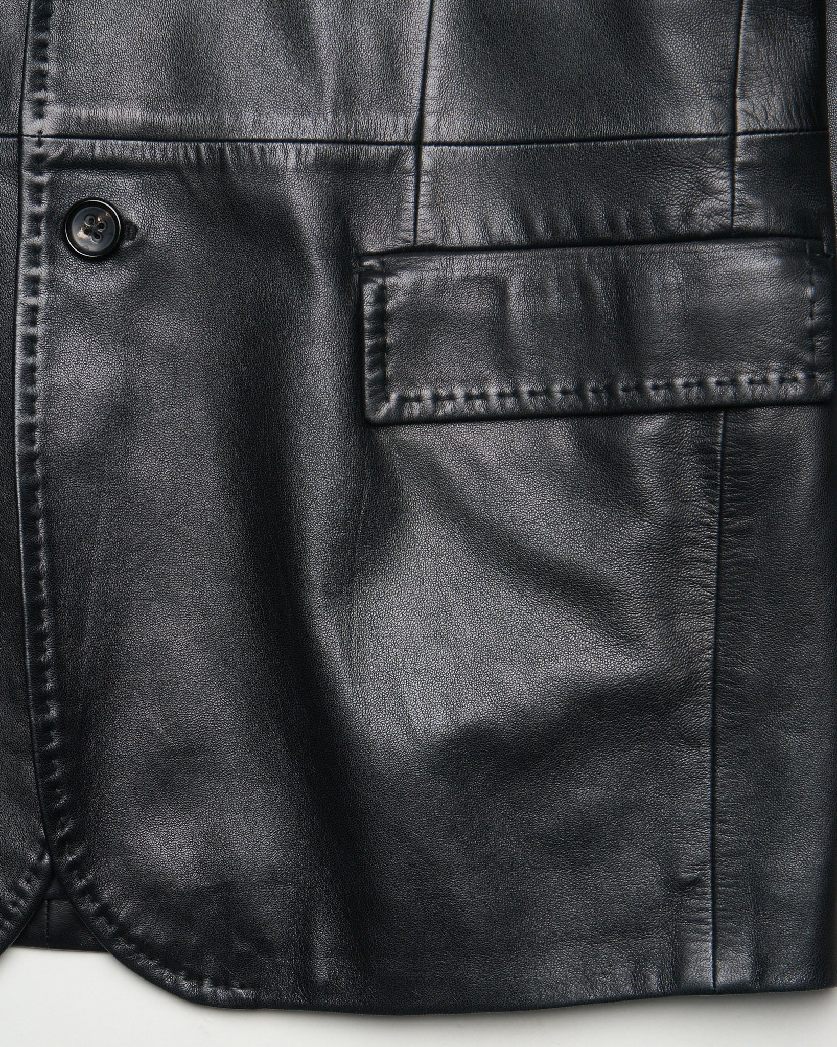 Early 00s Jil Sander Leather Blazer