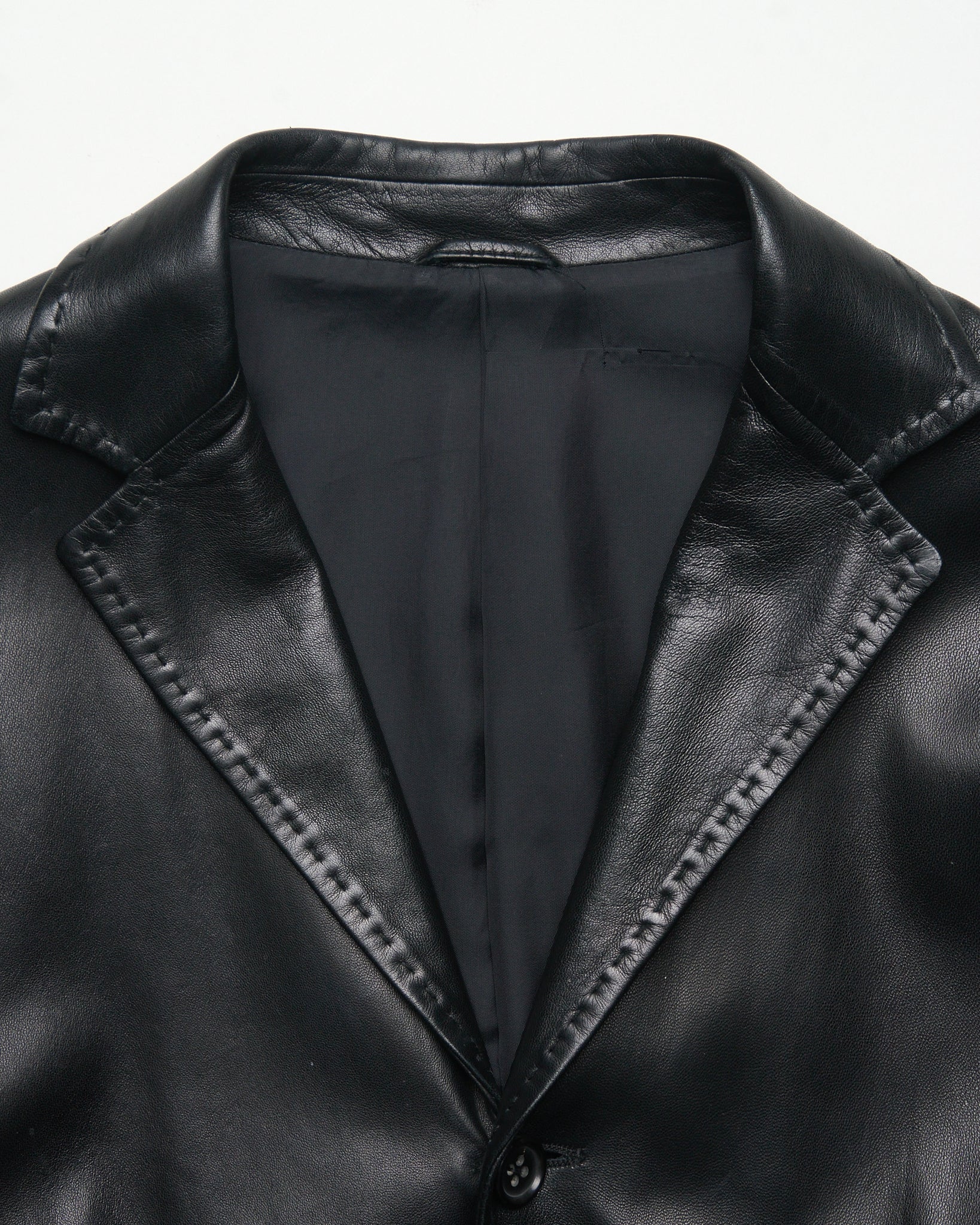 Early 00s Jil Sander Leather Blazer
