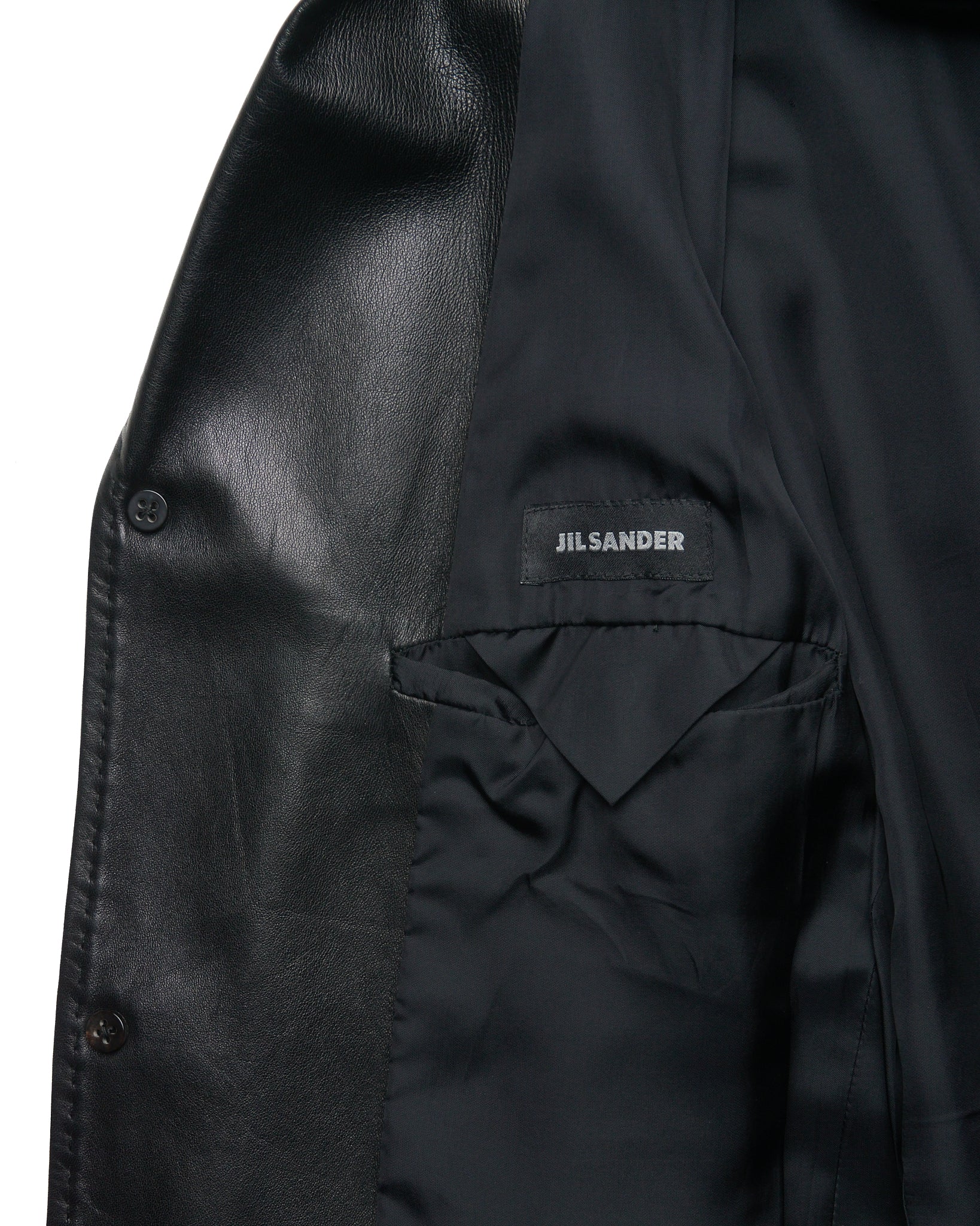 Early 00s Jil Sander Leather Blazer