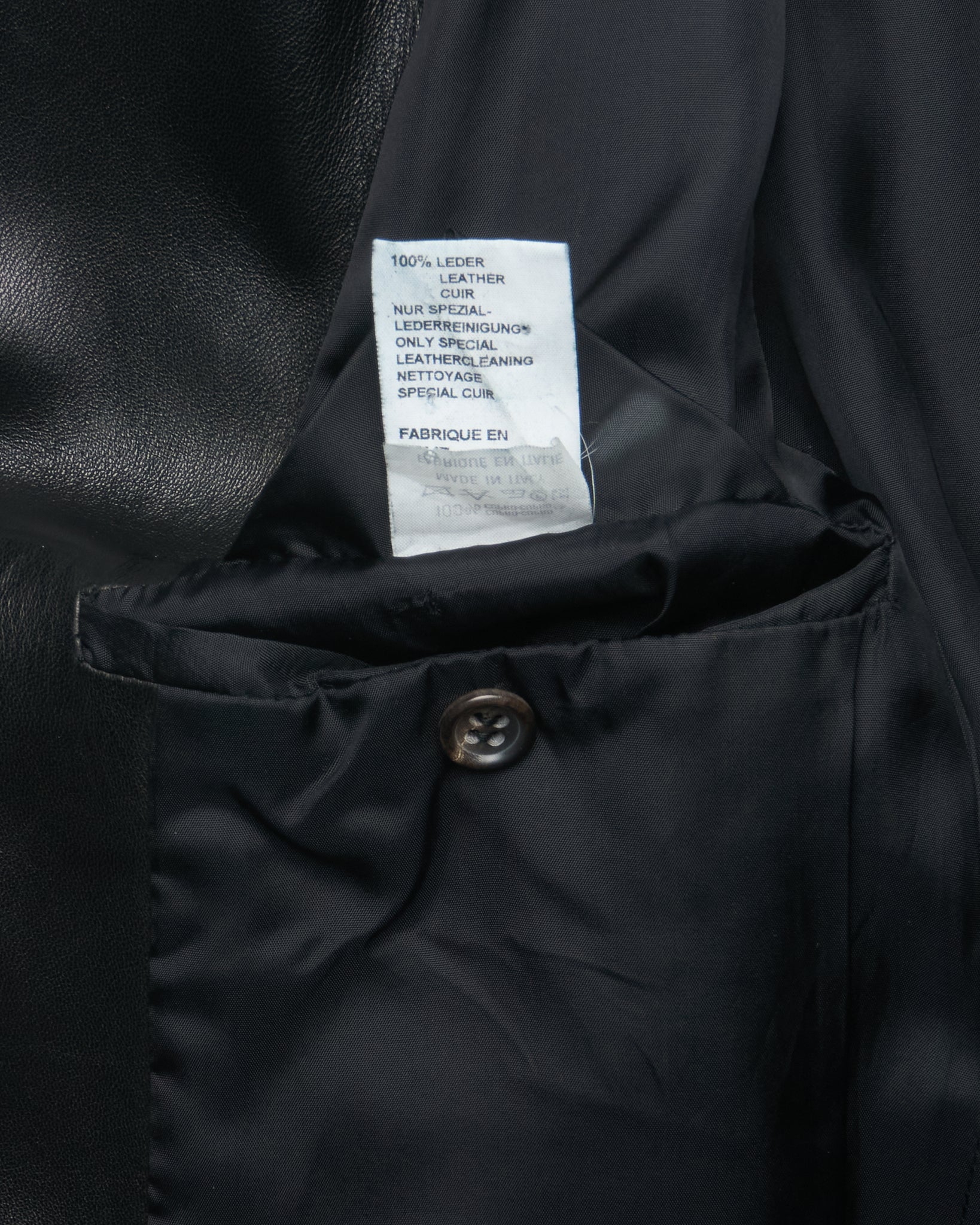 Early 00s Jil Sander Leather Blazer