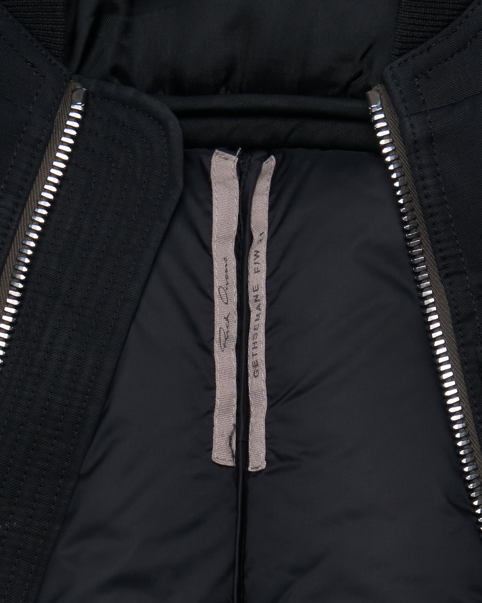F/W21 Rick Owens ‘Gethsemane’ Down Woven Fur Bomber