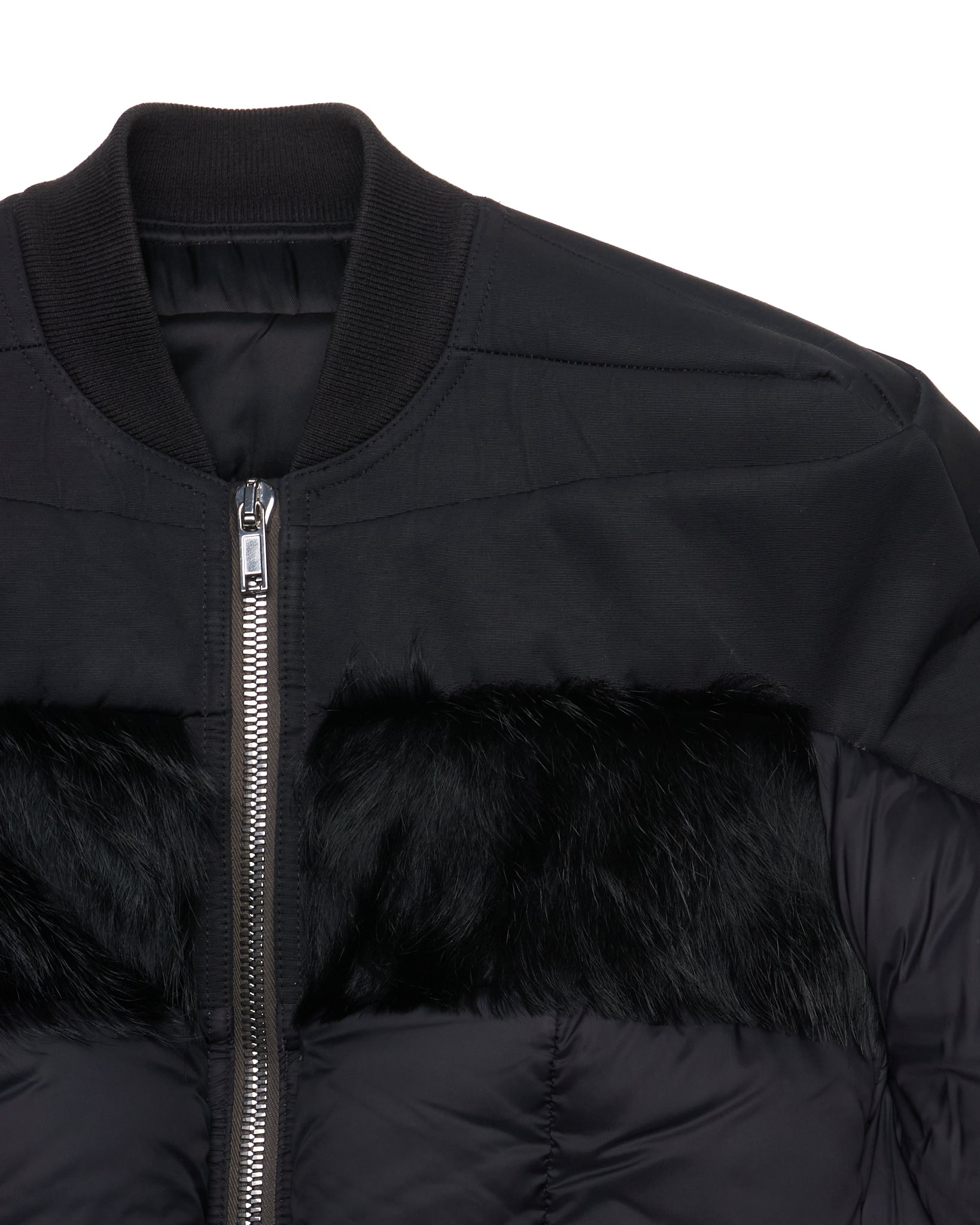 F/W21 Rick Owens ‘Gethsemane’ Down Woven Fur Bomber