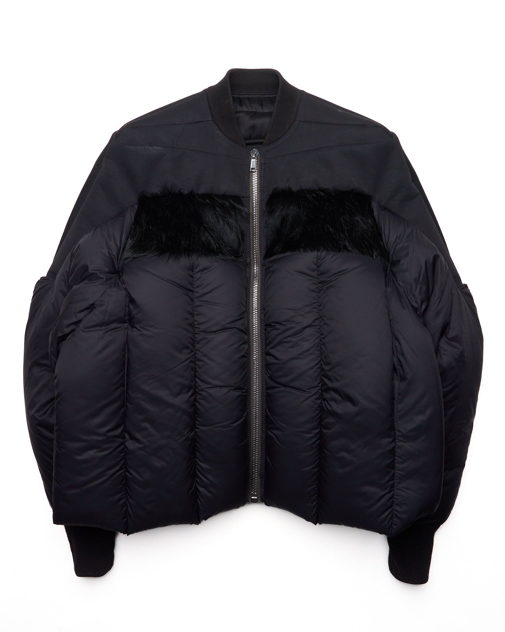 F/W21 Rick Owens ‘Gethsemane’ Down Woven Fur Bomber