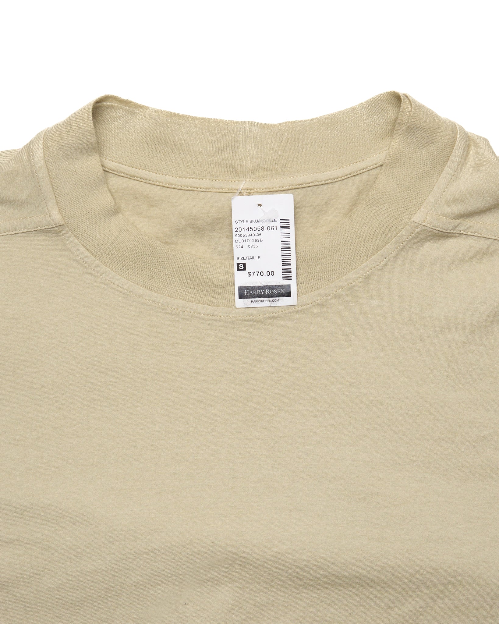 S/S21 Rick Owens DRKSHDW Pearl Double Layered Longsleeve