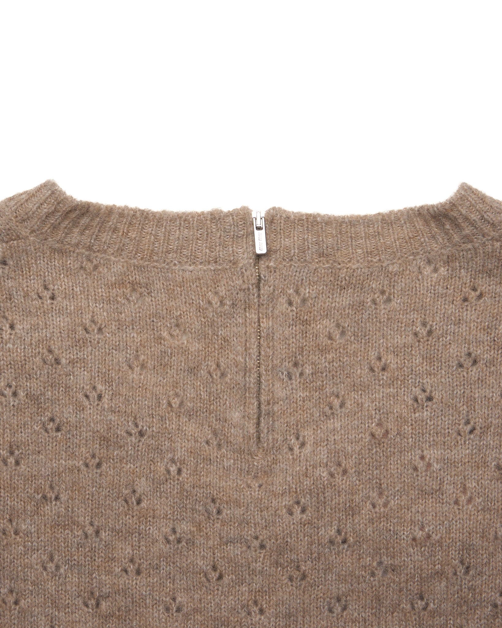 S/S21 Miu Miu Albino Alpaca Longsleeve Mohair