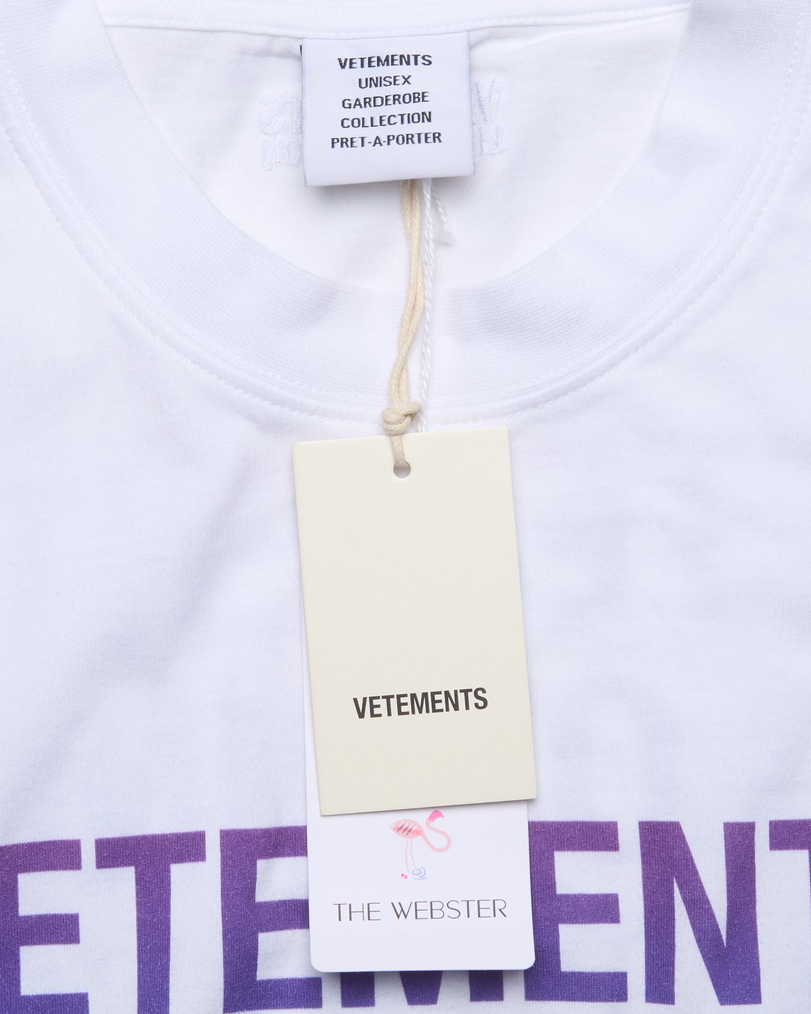 S/S19 Vetements Multilingual Logo Oversized Tee