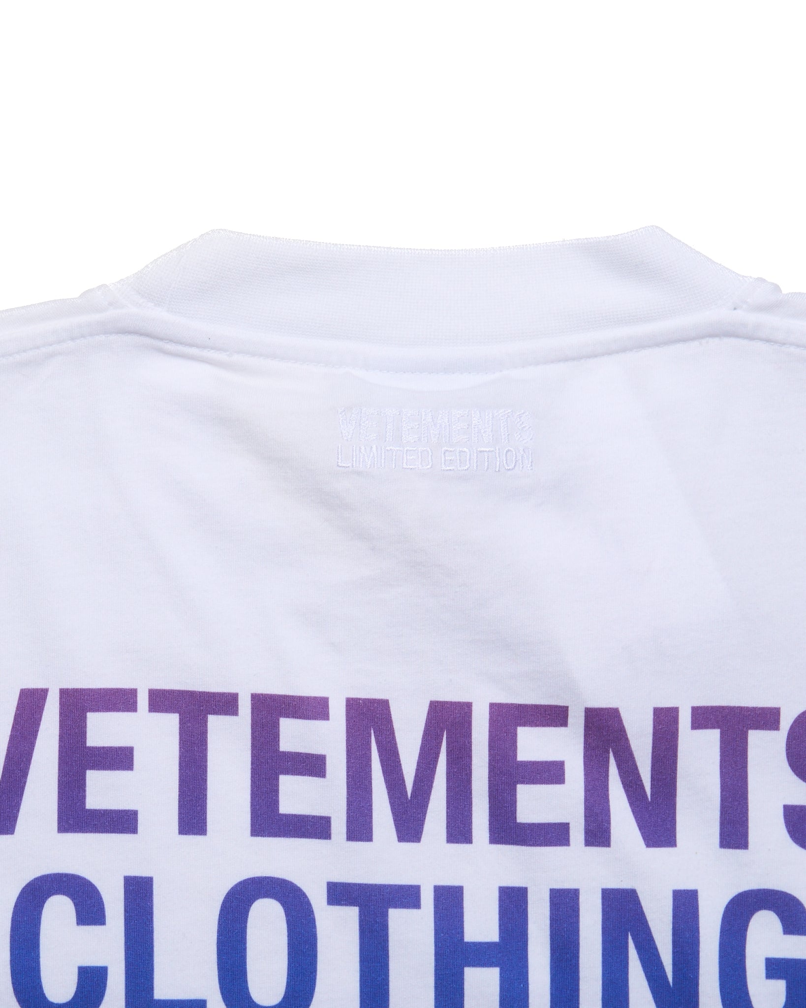 S/S19 Vetements Multilingual Logo Oversized Tee