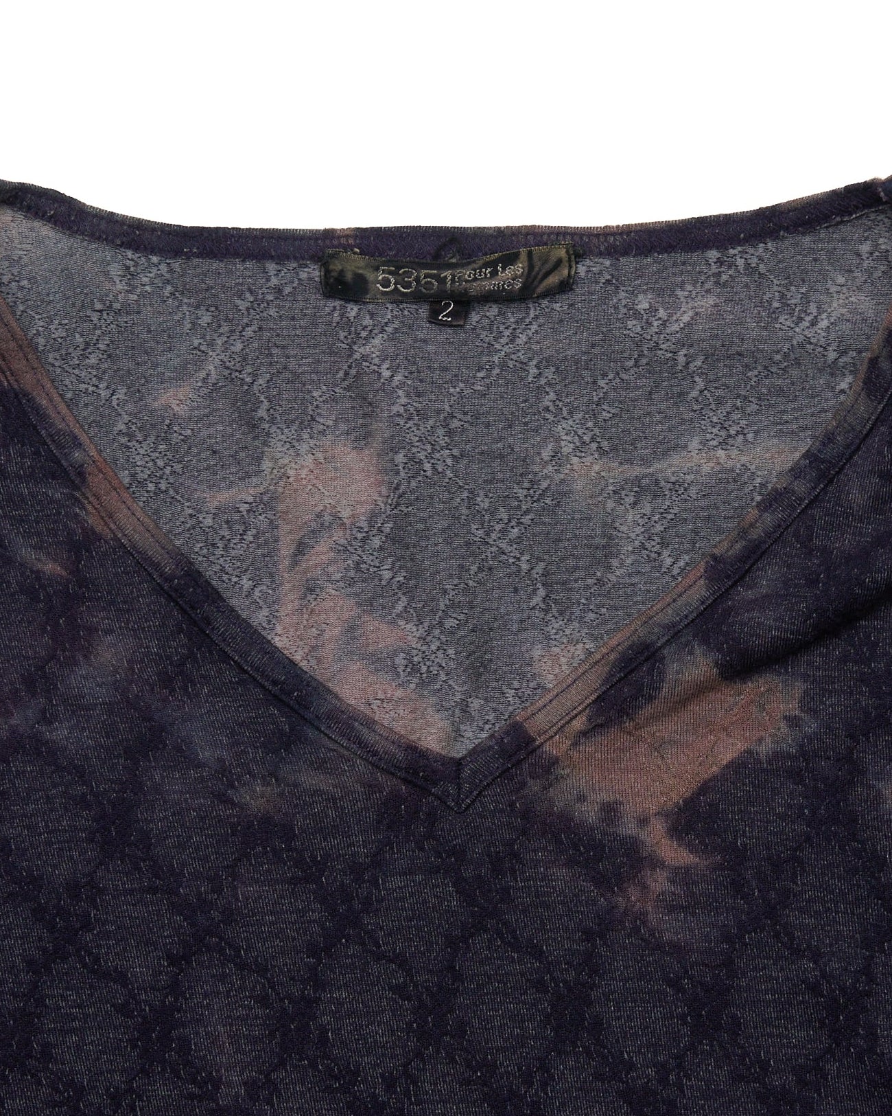 5351 Pour Les Femmes Bleached Long-sleeve