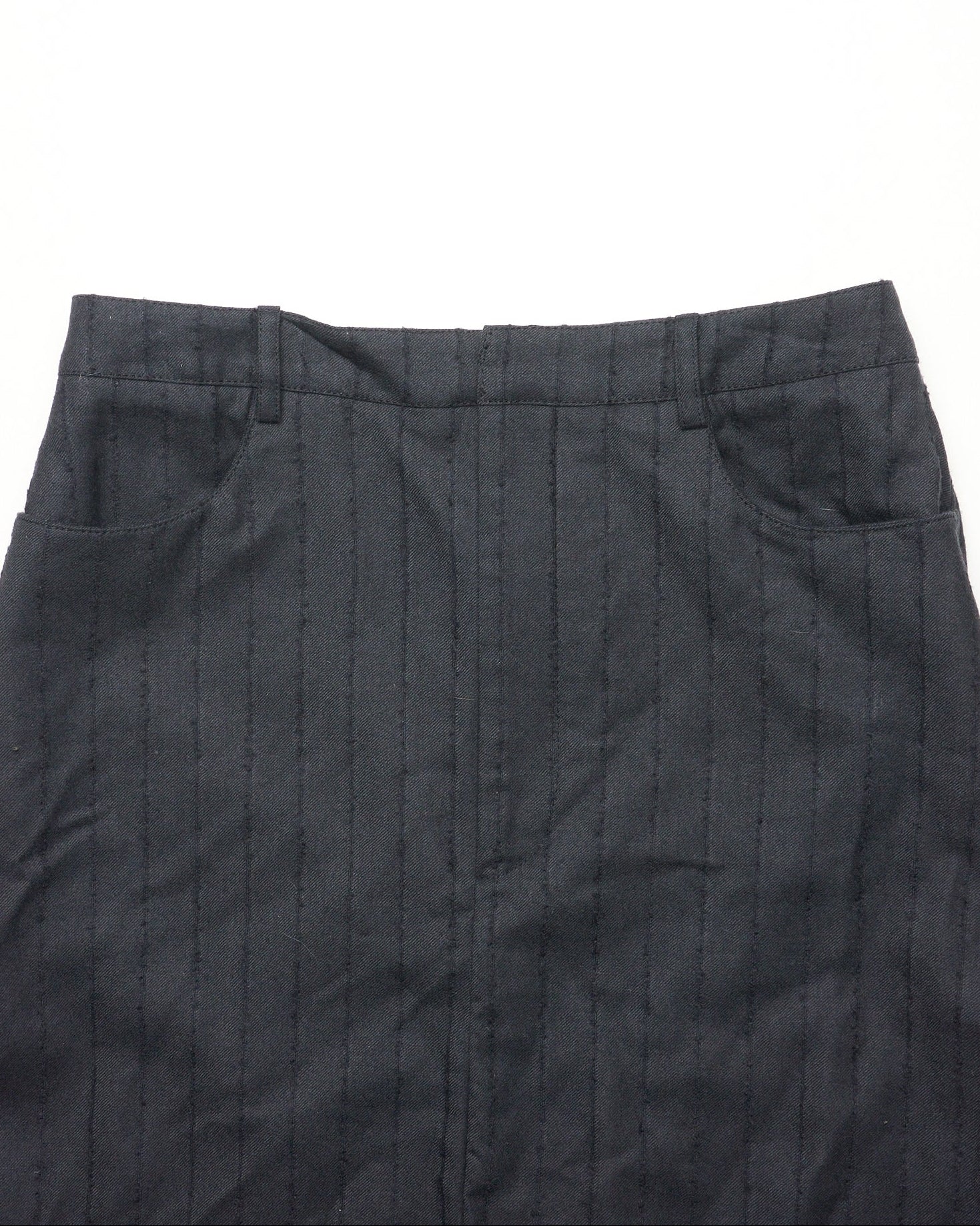 Loulou Studio Vato Wool Maxi Pencil Skirt