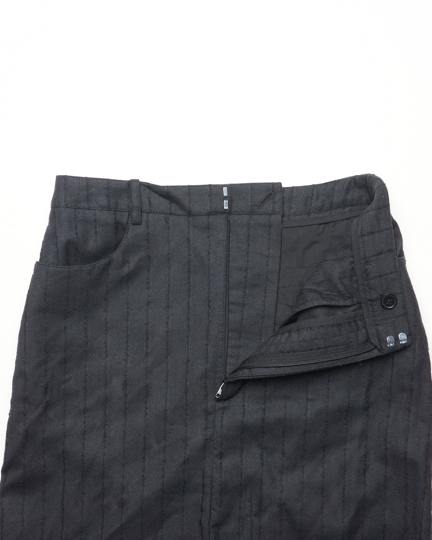 Loulou Studio Vato Wool Maxi Pencil Skirt